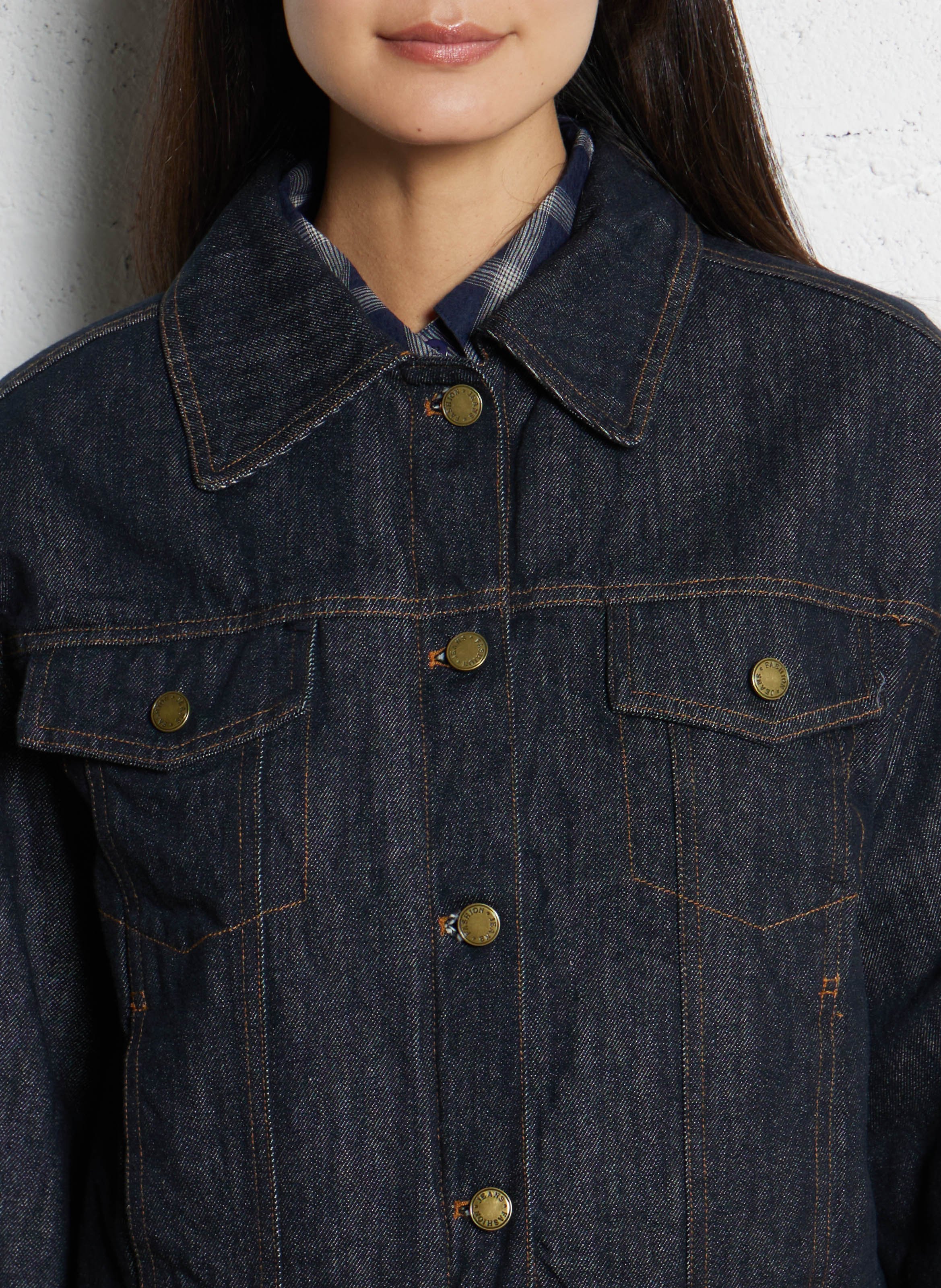 Kurze Jeansjacke THE KORNER Blau