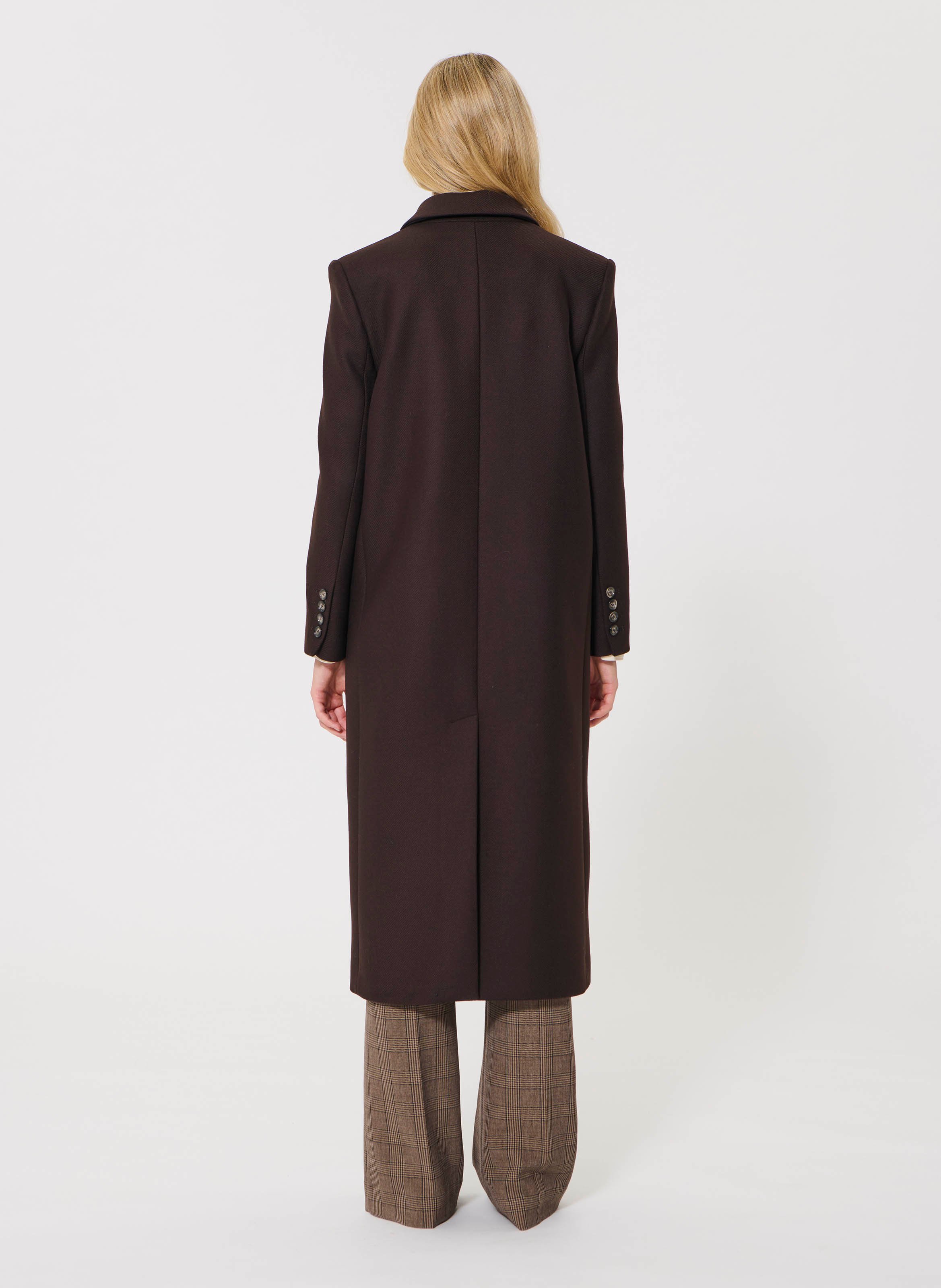 Alpaca wool coat  TARA JARMON Brown