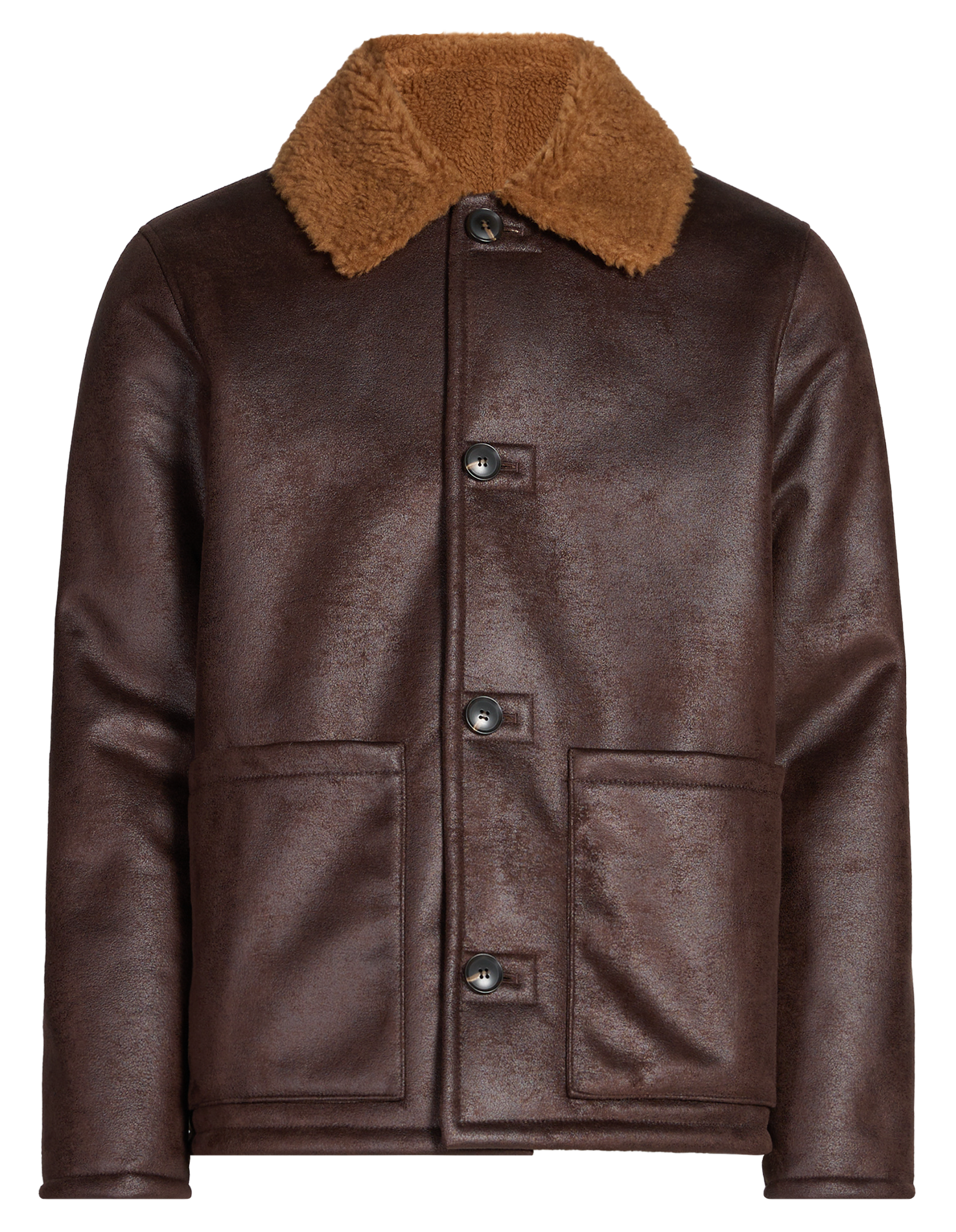 Blouson droit col classique SAISON 1865 Marron