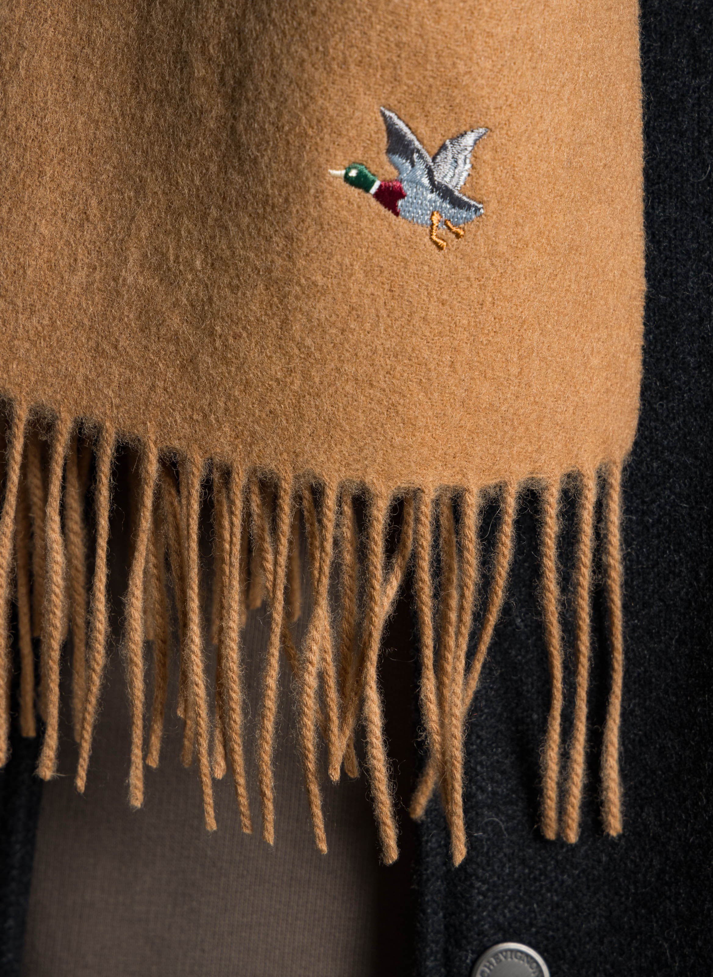 Echarpe en laine CHEVIGNON Marron