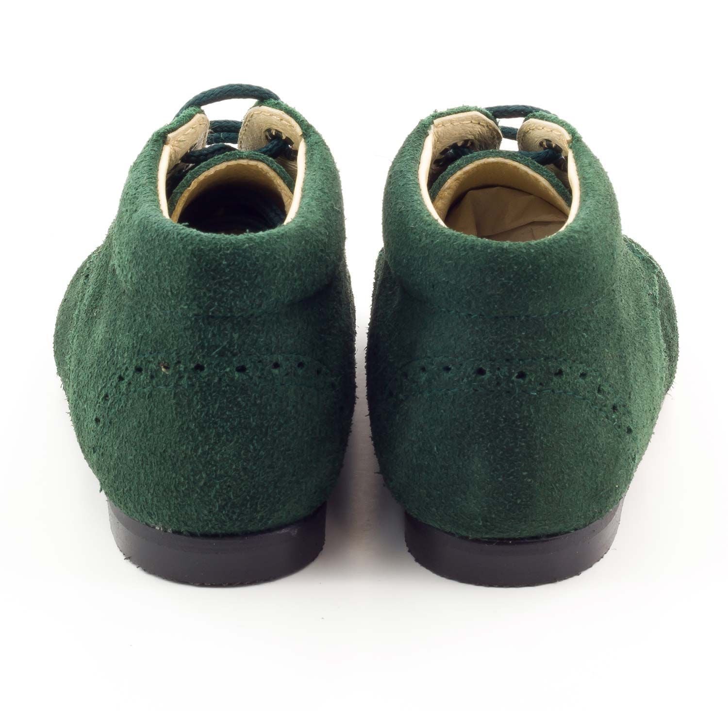 Chaussures bébé classique en daim Boni & Sidonie Vert