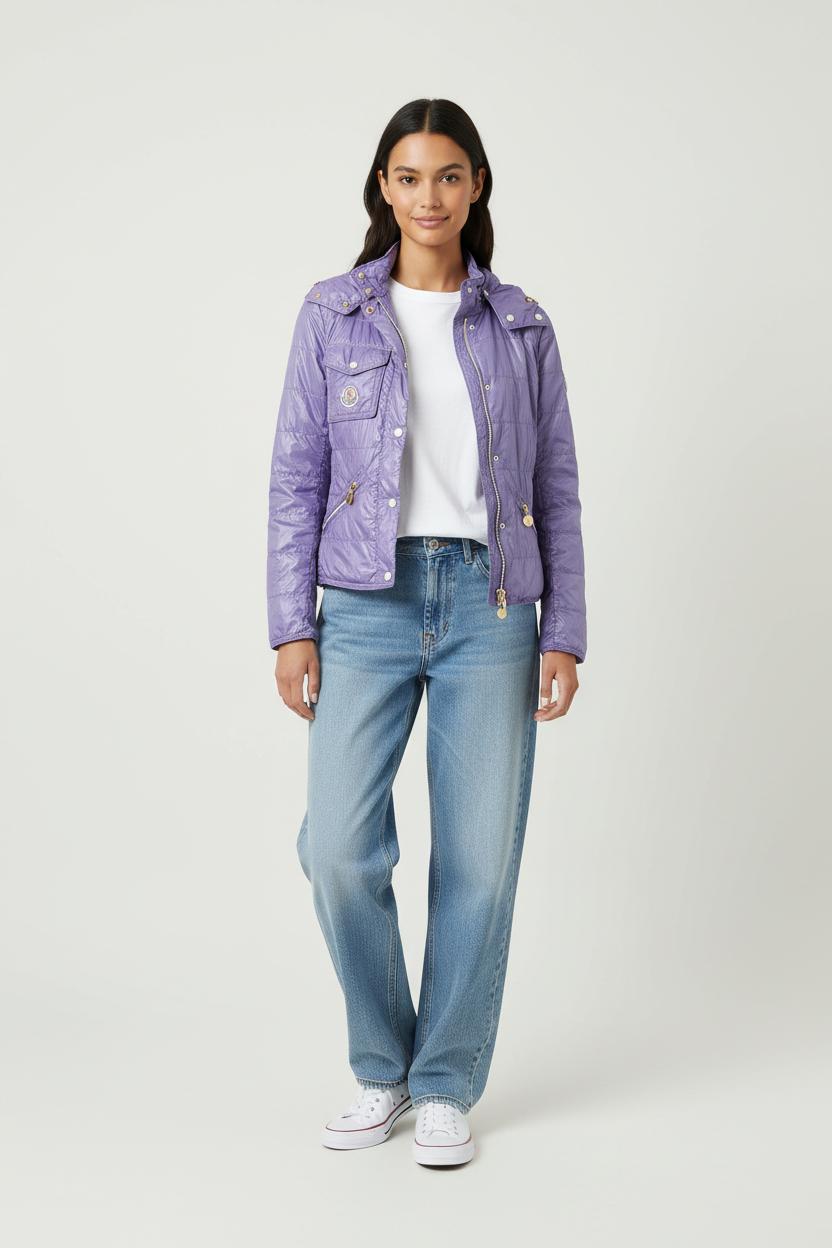 JACKET MONCLER - Seconde Main Purple
