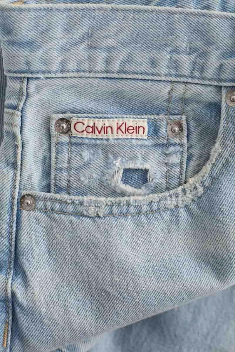 Wide trousers CALVIN KLEIN - Seconde Main Blue