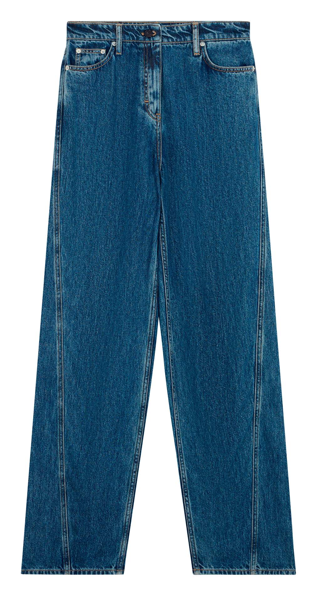 Gekleurde straight-fit jeans met 5 zakken IRO Blauw
