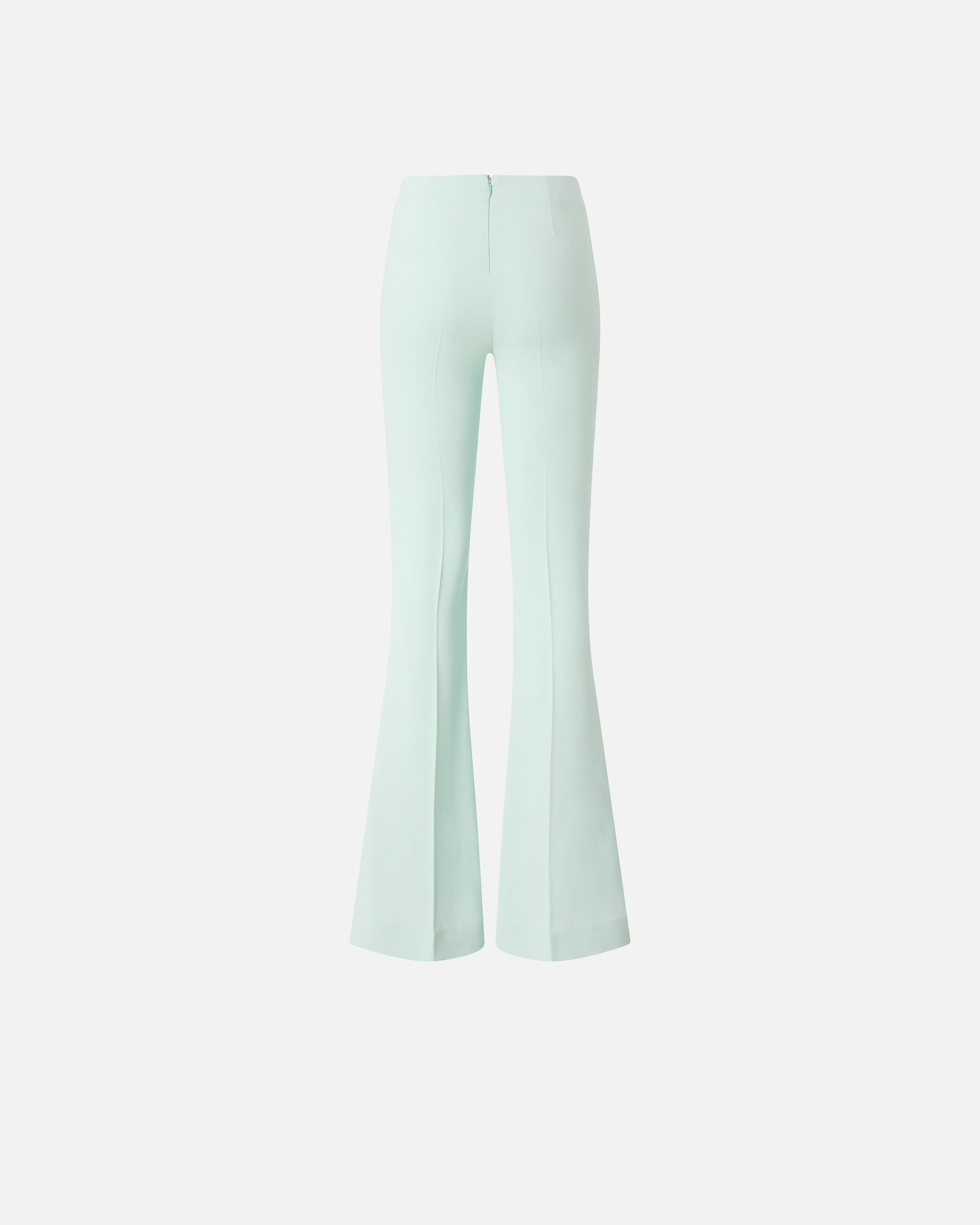 Pantalon évasé à pli marqué PINKO Vert