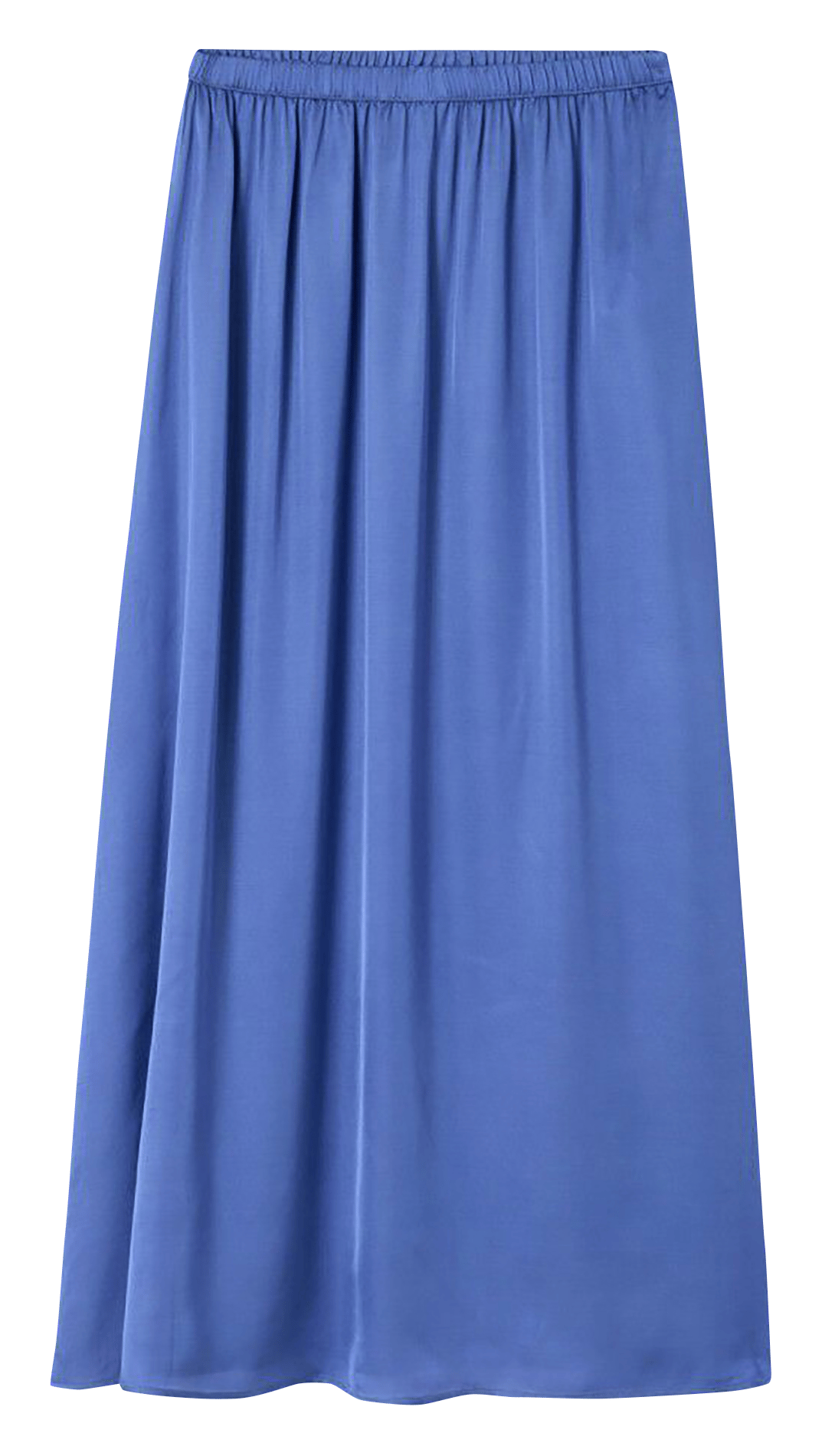 Elasticated fluid long skirt in a solid color AMERICAN VINTAGE Blue