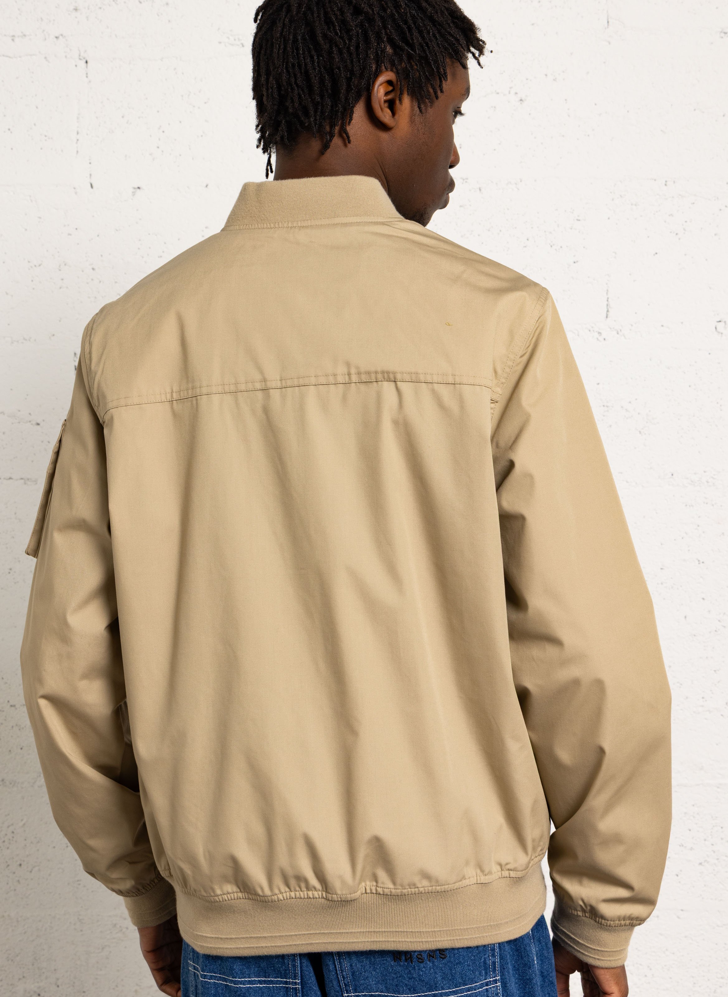 Gerader Teddykragenmantel SCHOTT Beige