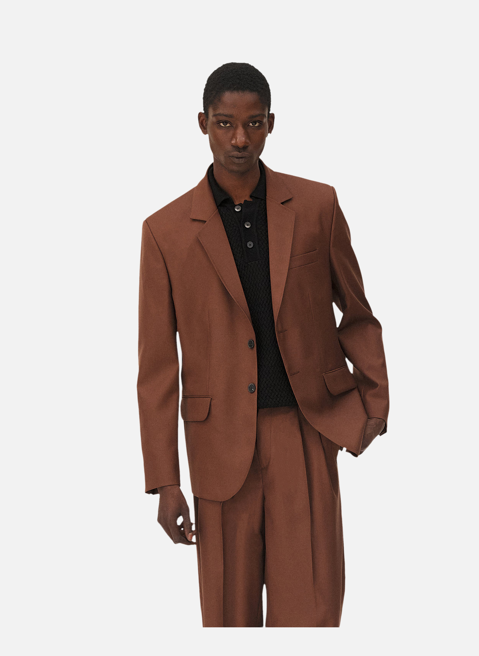 Suit jacket Clint mocha Noyoco Brown