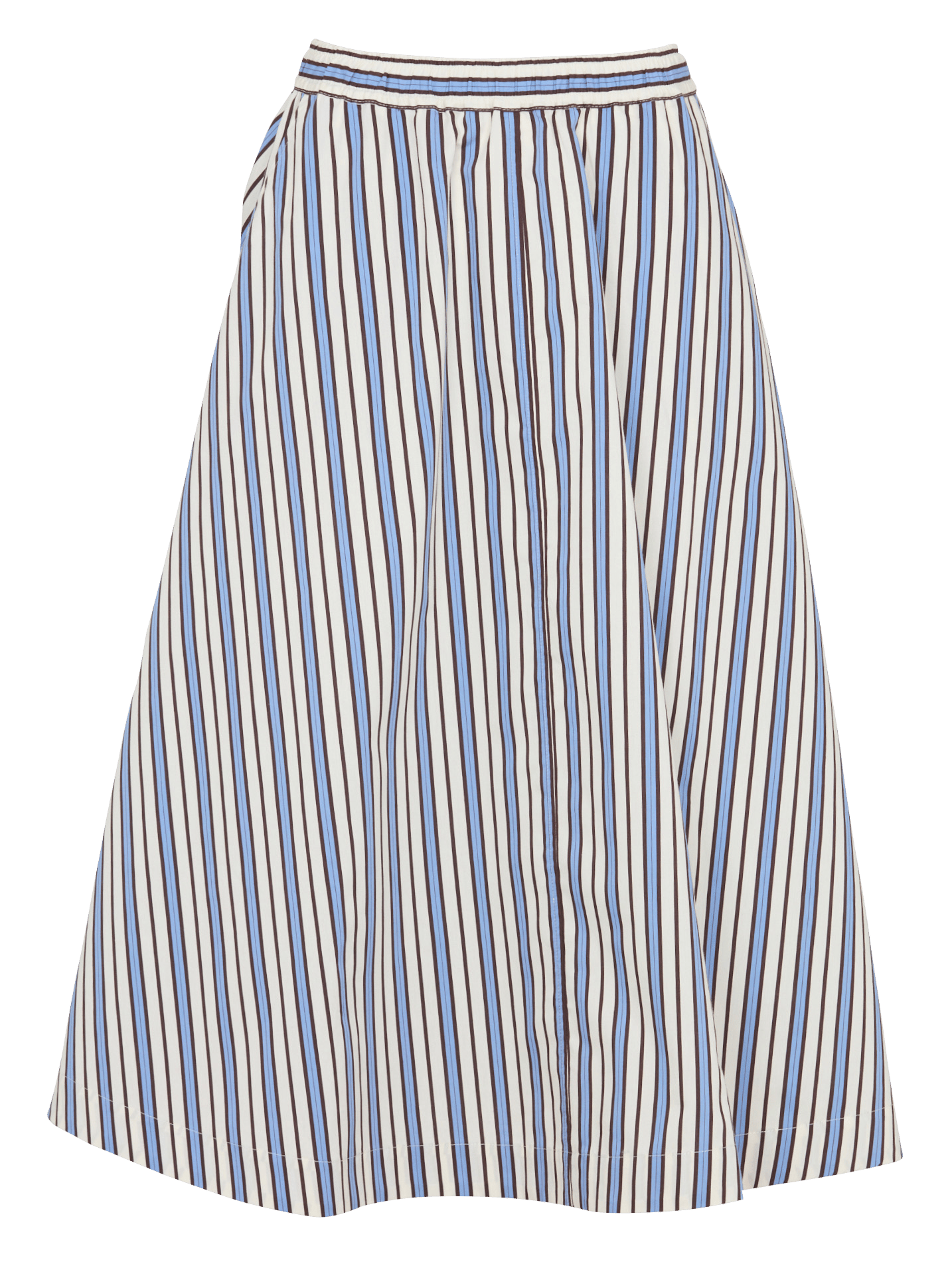 Striped flared midi skirt RUE DE TOKYO Multicolored