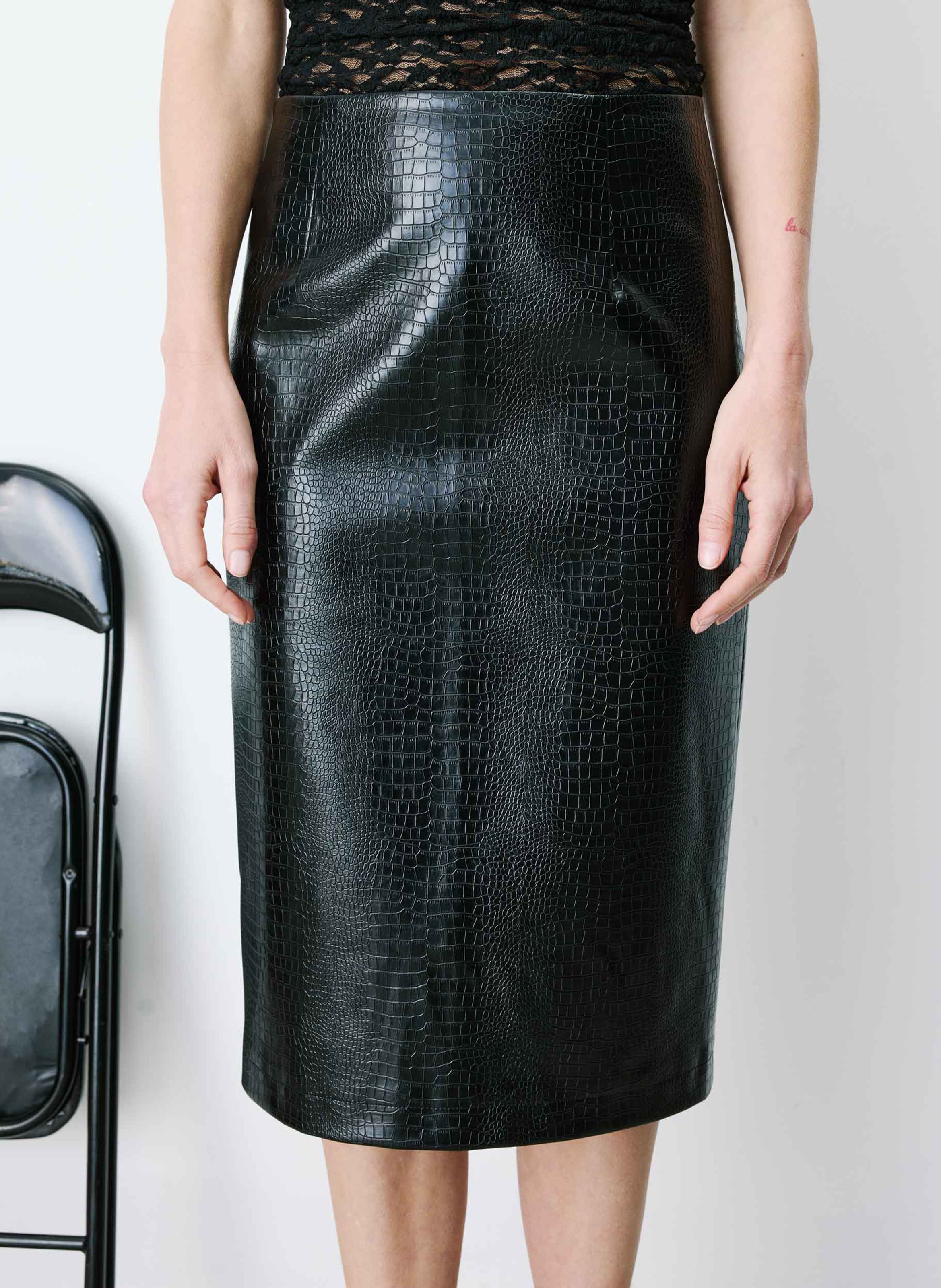 Midi pencil skirt GRACE ET MILA Black