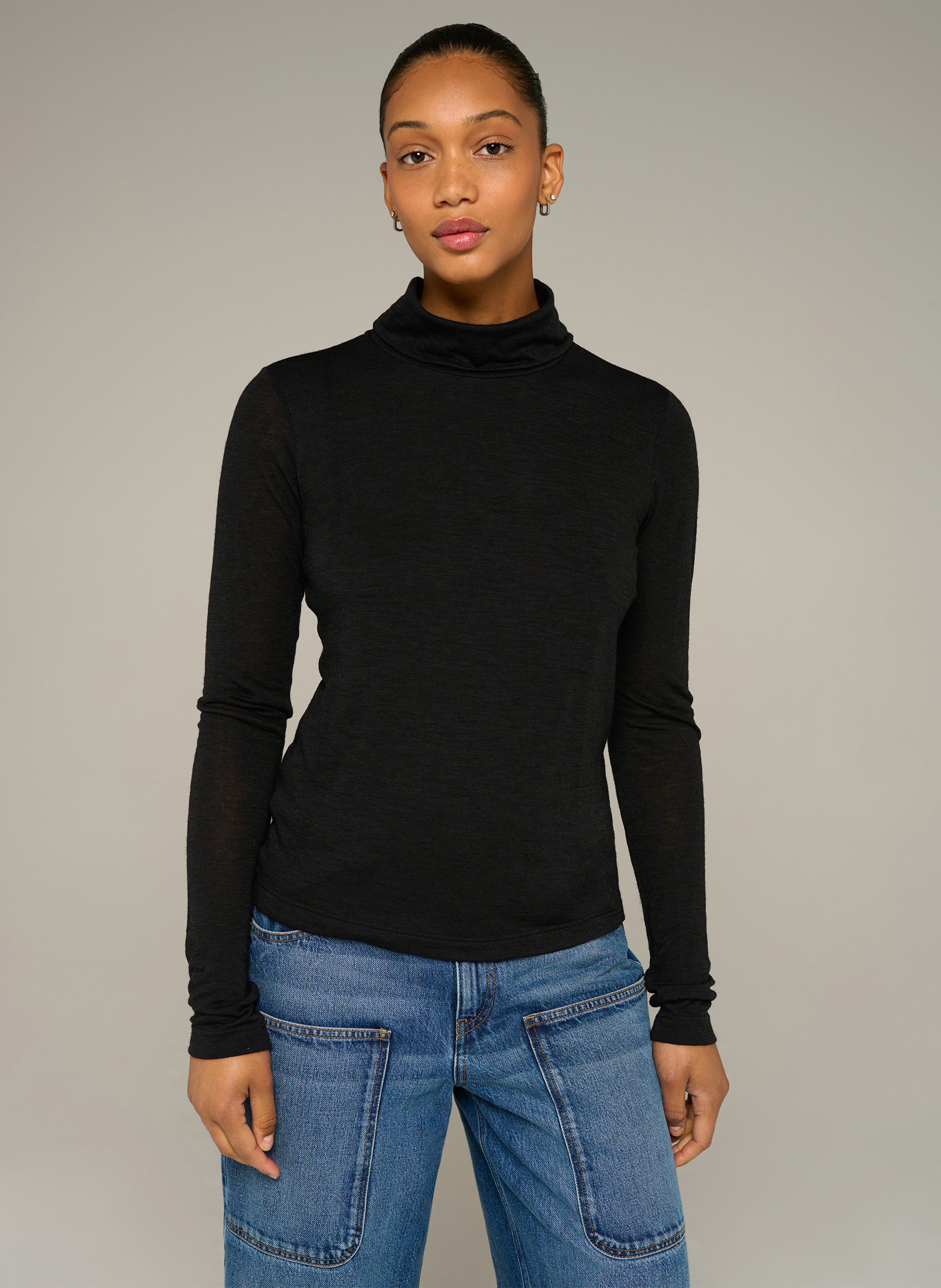 Langarm Rollkragen T-Shirt COTELAC ACOTE
