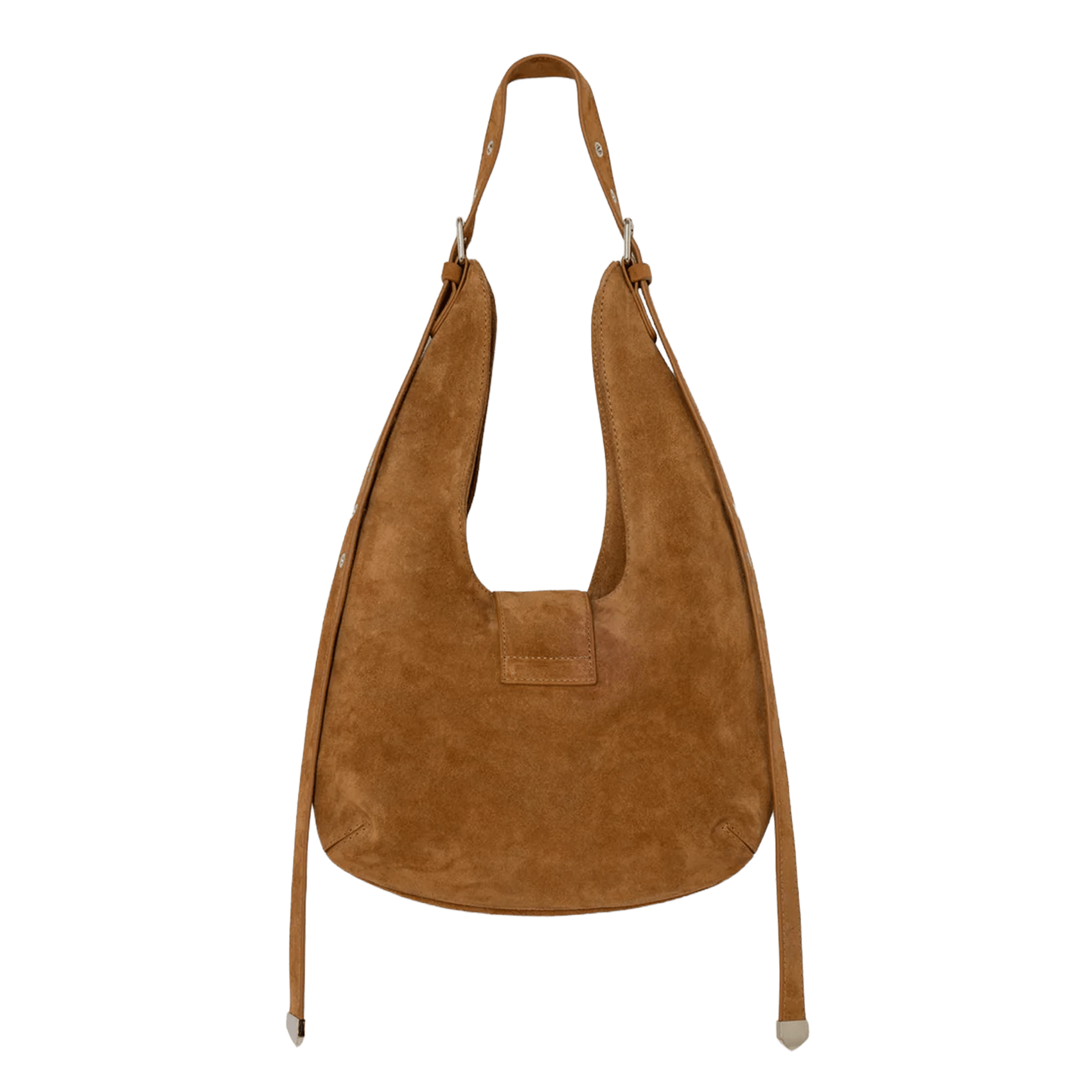 Leather shoulder bag LAAGAM Beige