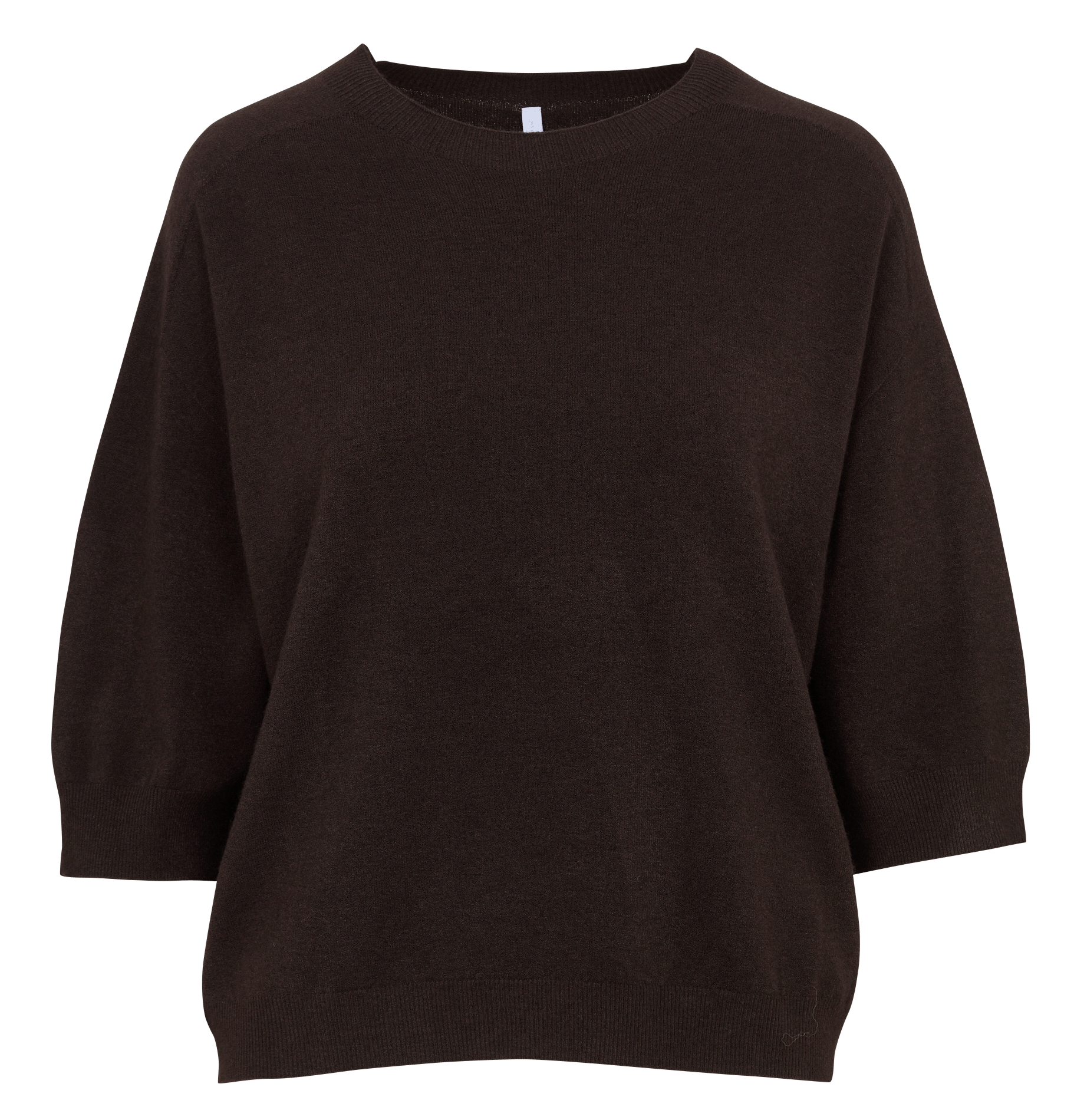 Round-neck sweater with 3/4 sleeves IMPERIAL