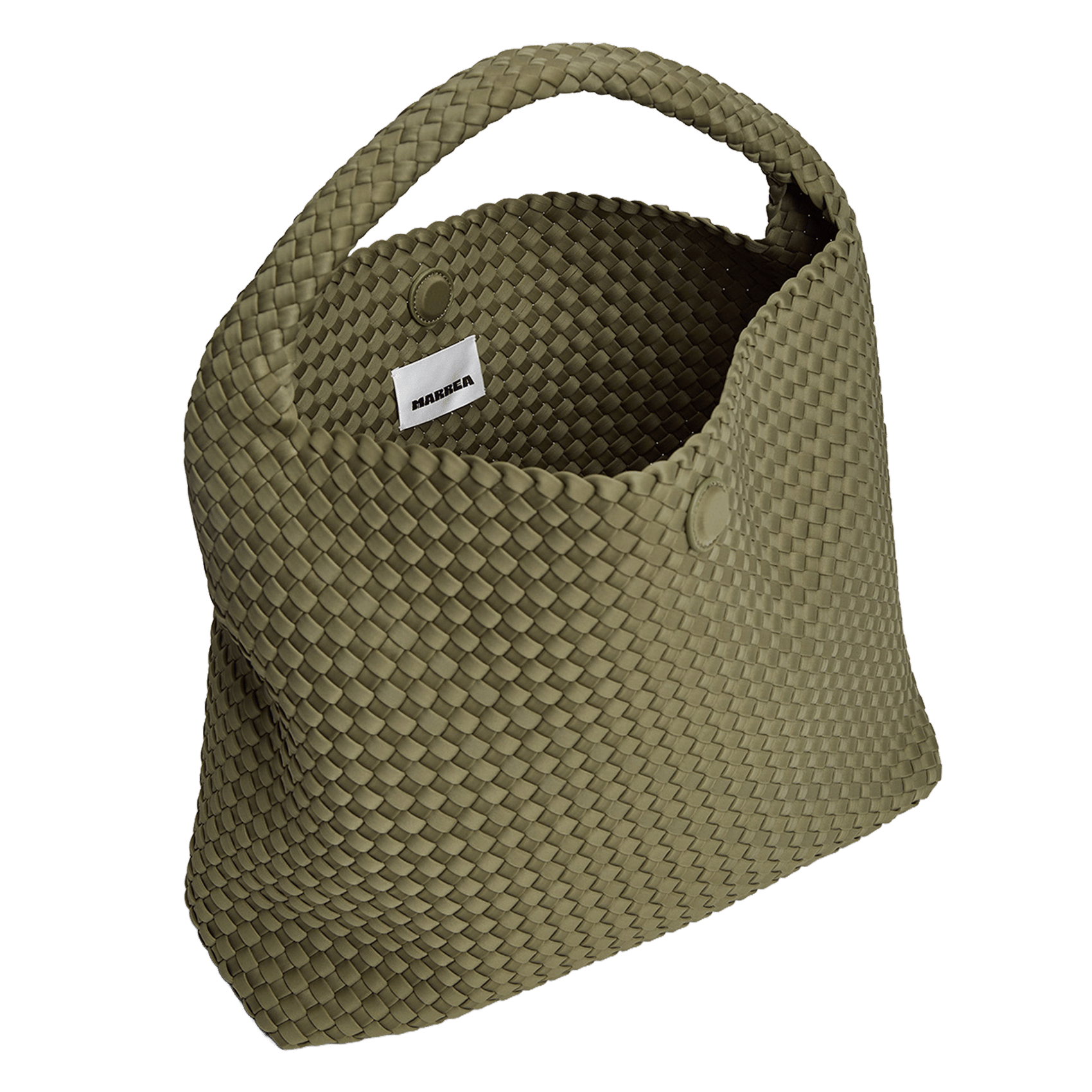 Geflochtene Handtasche MARREA Grun
