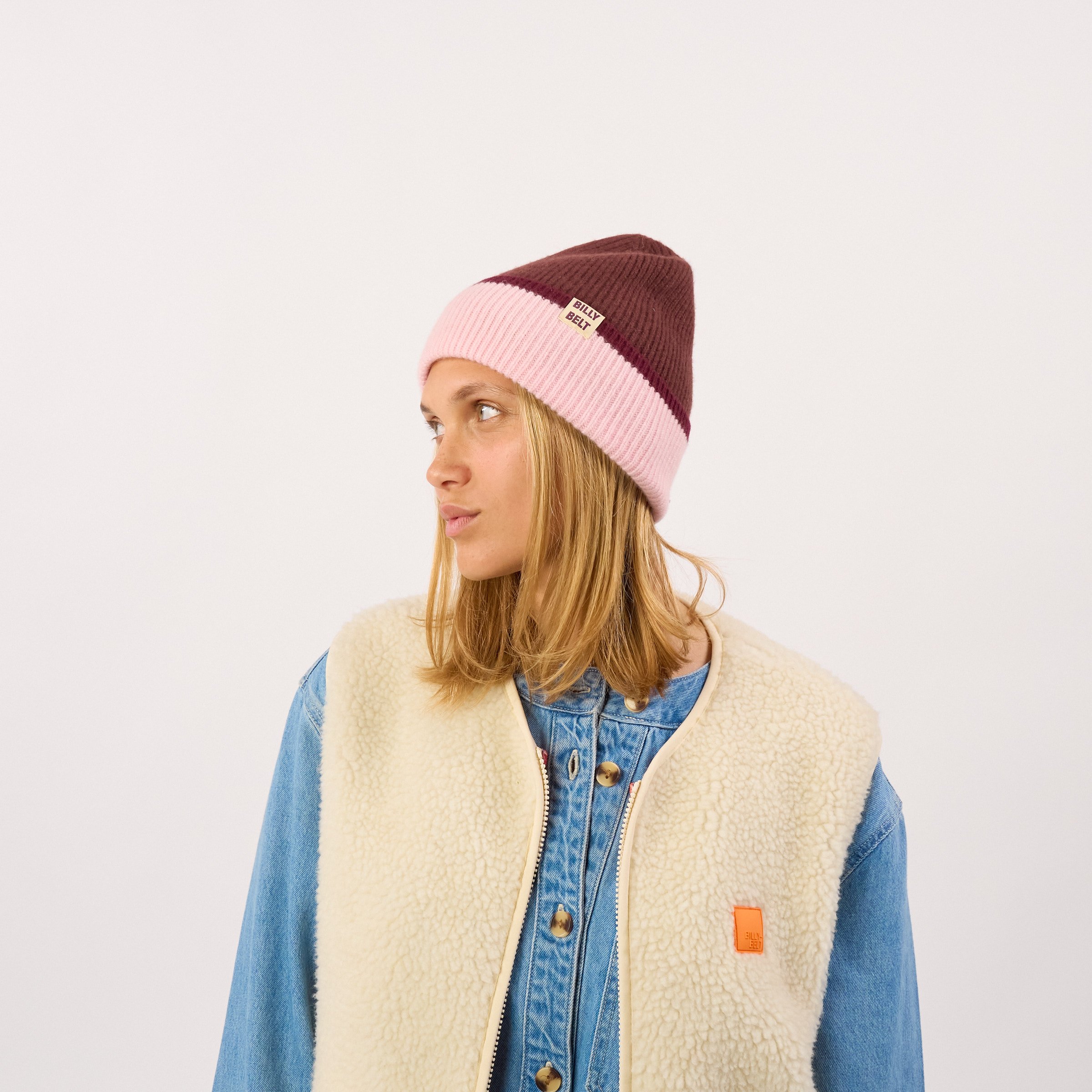 Wool hat BILLYBELT Brown