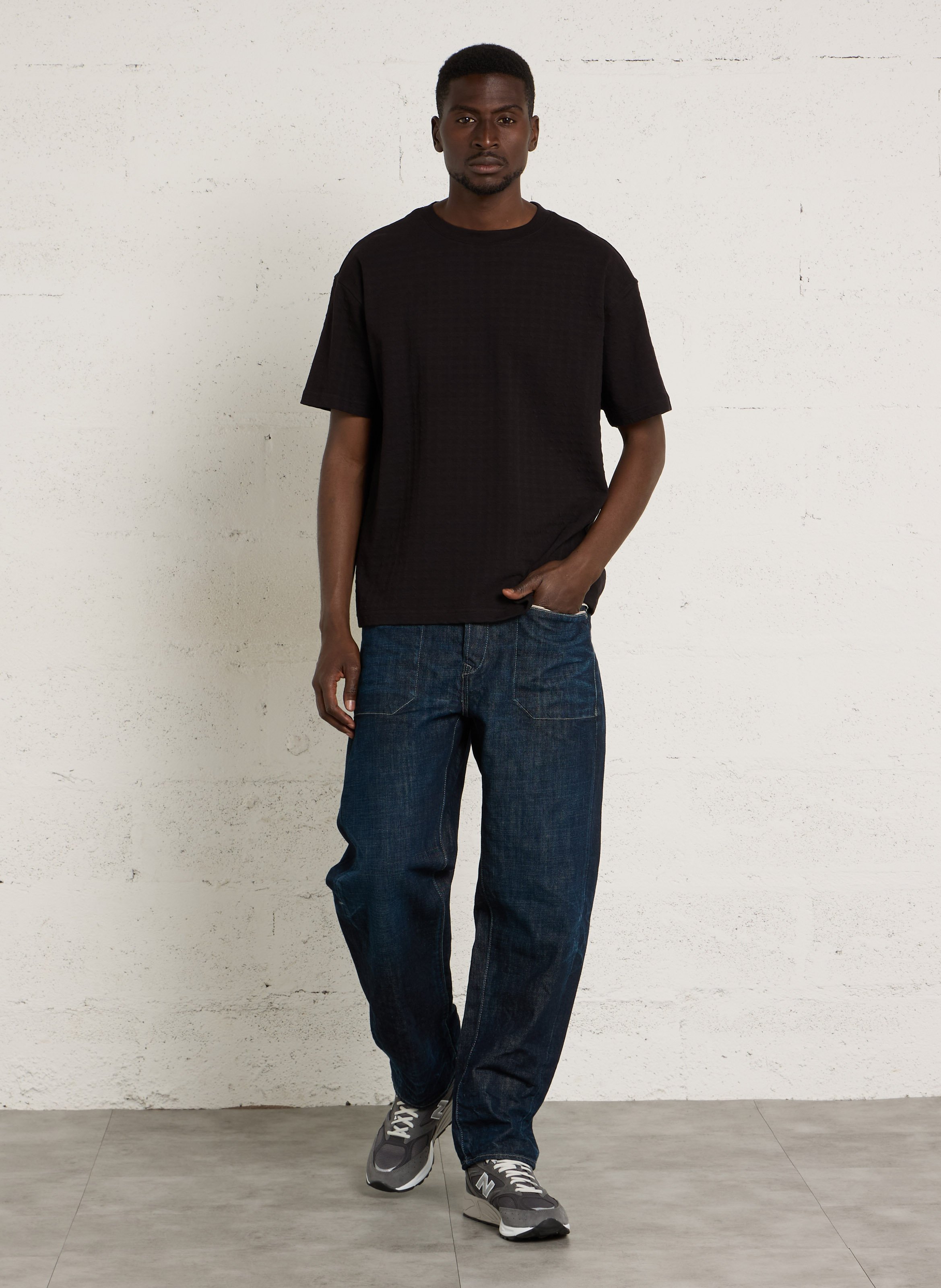 Straight Cut Jeans aus Baumwolle LE TEMPS DES CERISES Blau