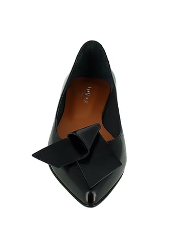 Flat black ballet pumps discount
