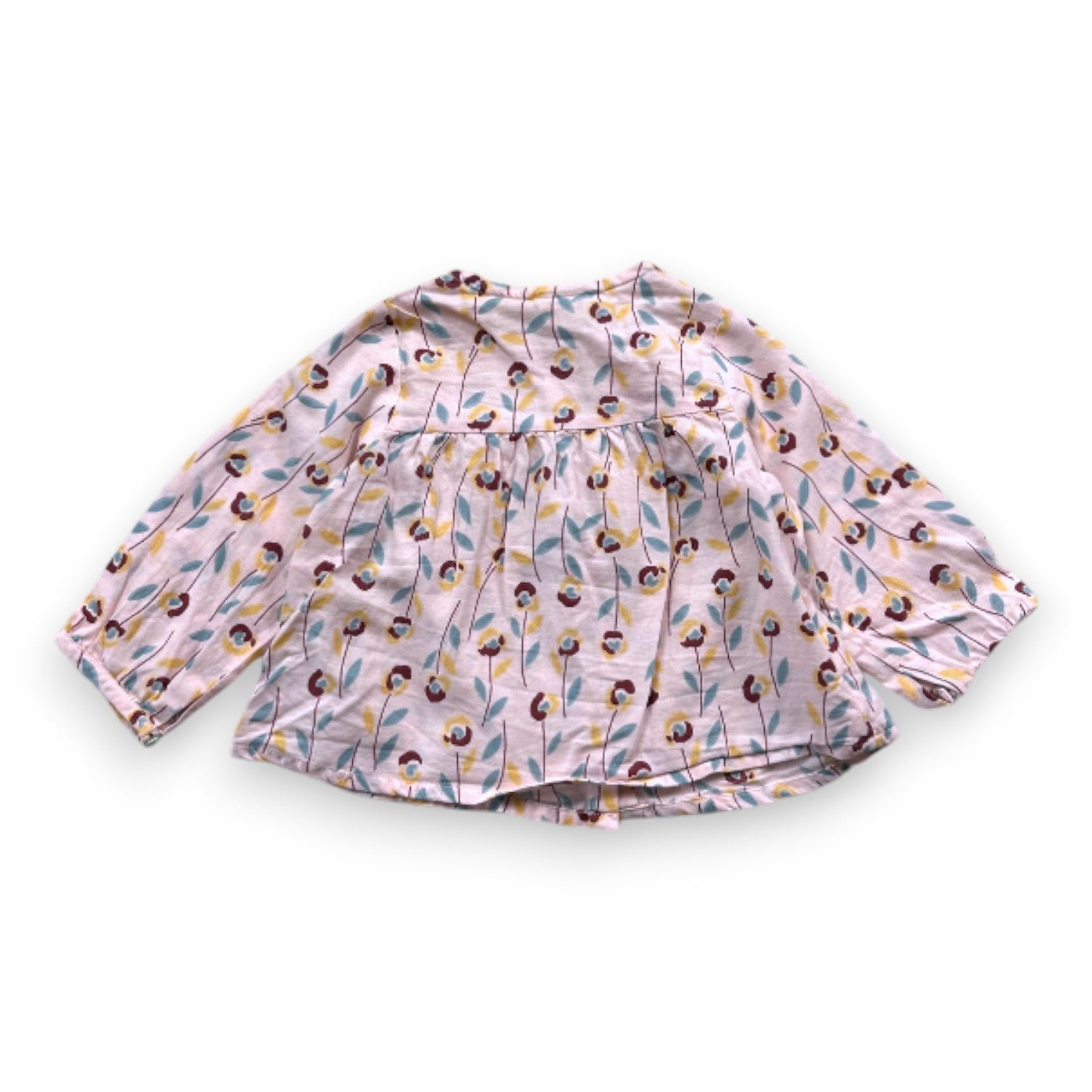 Pink baby blouse - 12 months BONTON - Seconde Main Pink