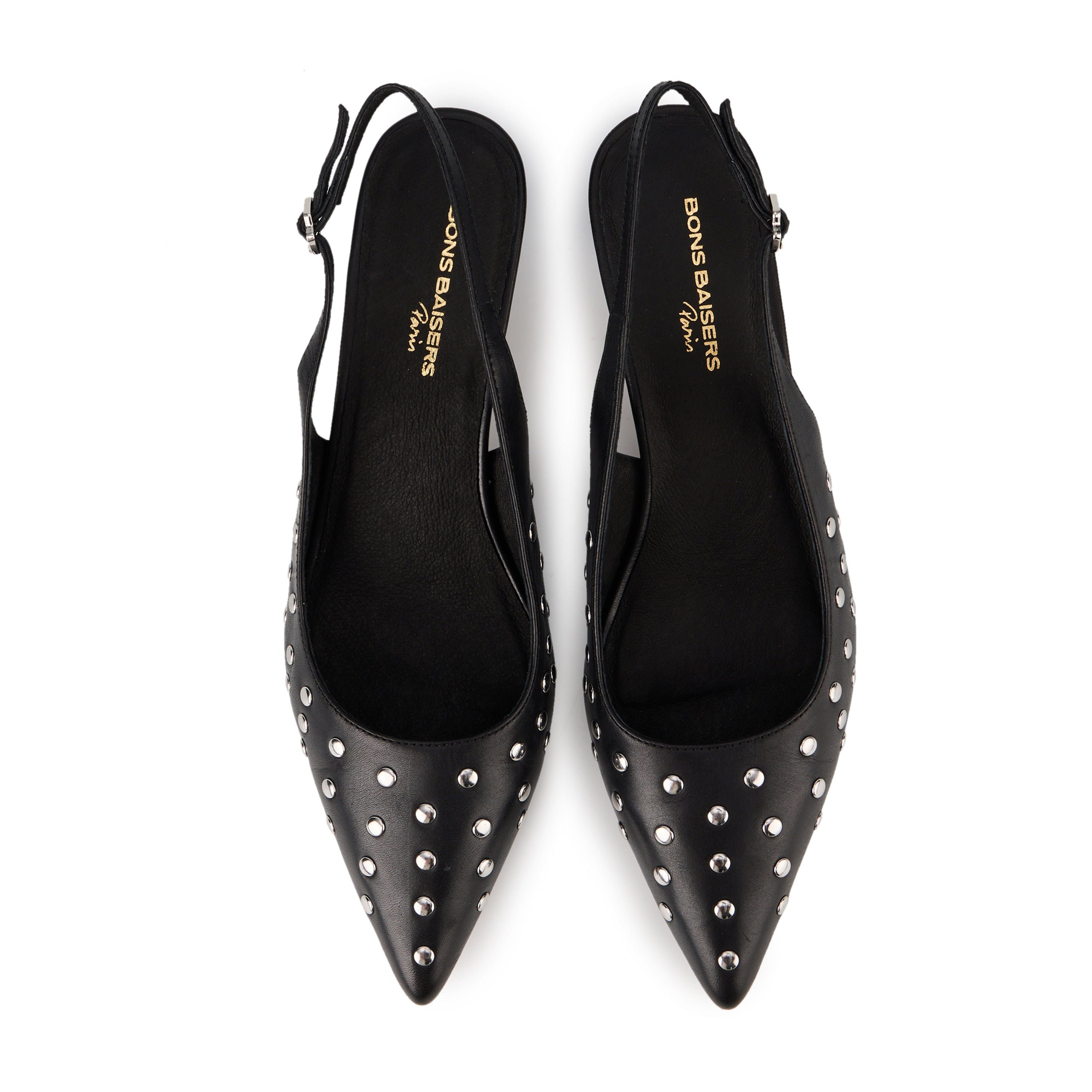 Beyou suede high heels  BONS BAISERS PARIS Black