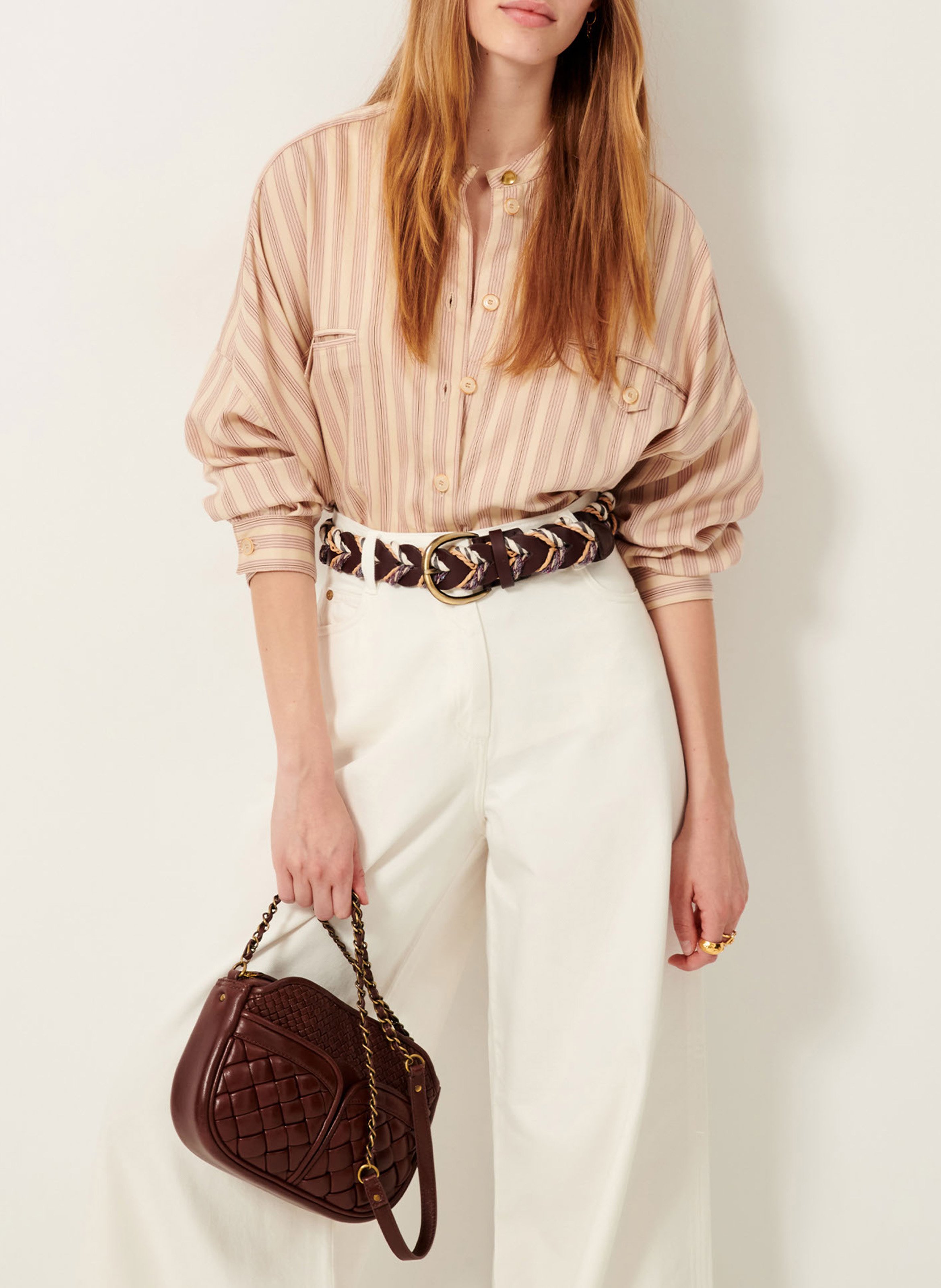 Chemise oversize col mao SESSUN