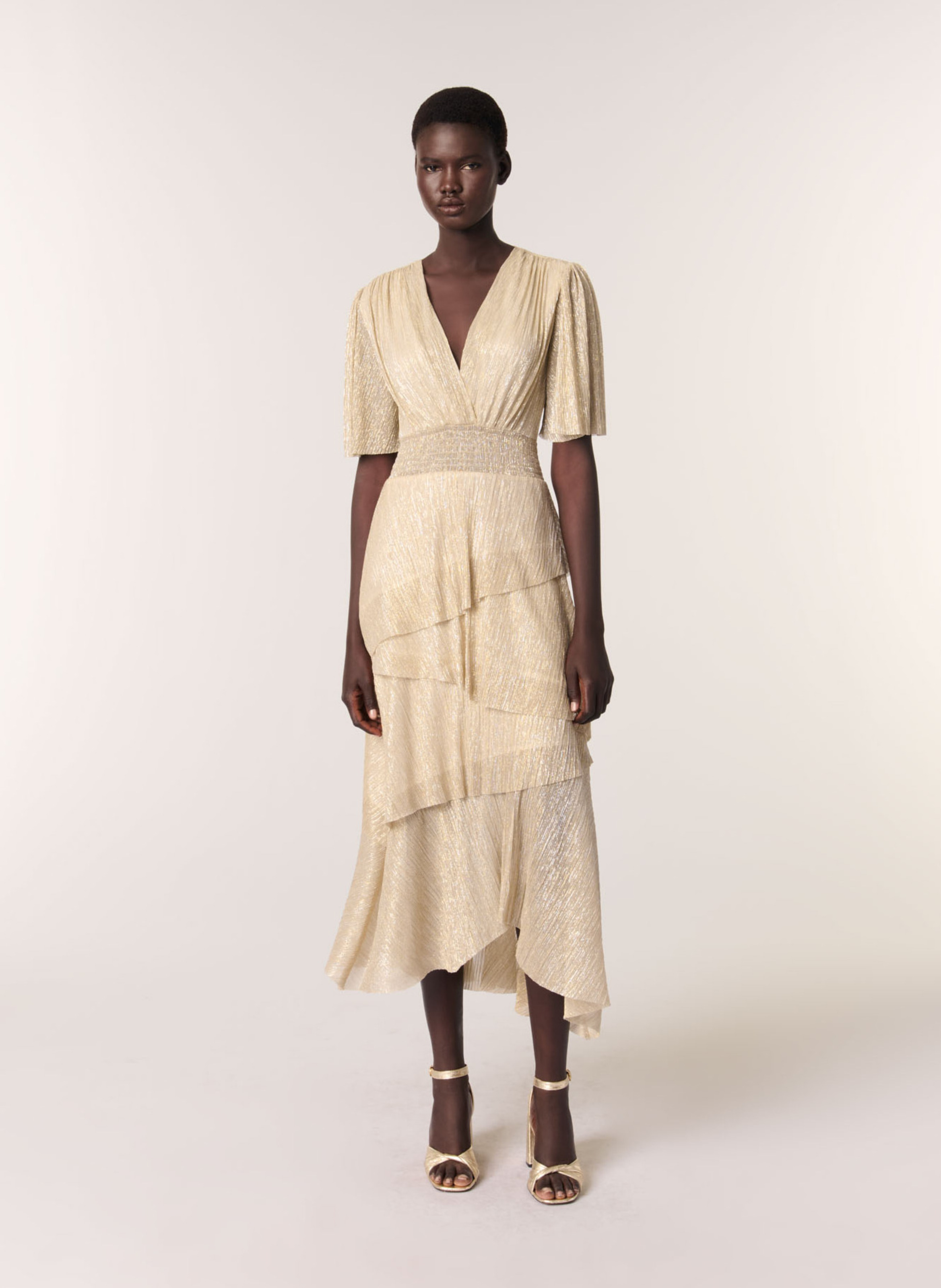 Robe Longue Robe DorÃ©e Femme Robe Longue Robe De SoirÃ©e Courte DorÃ