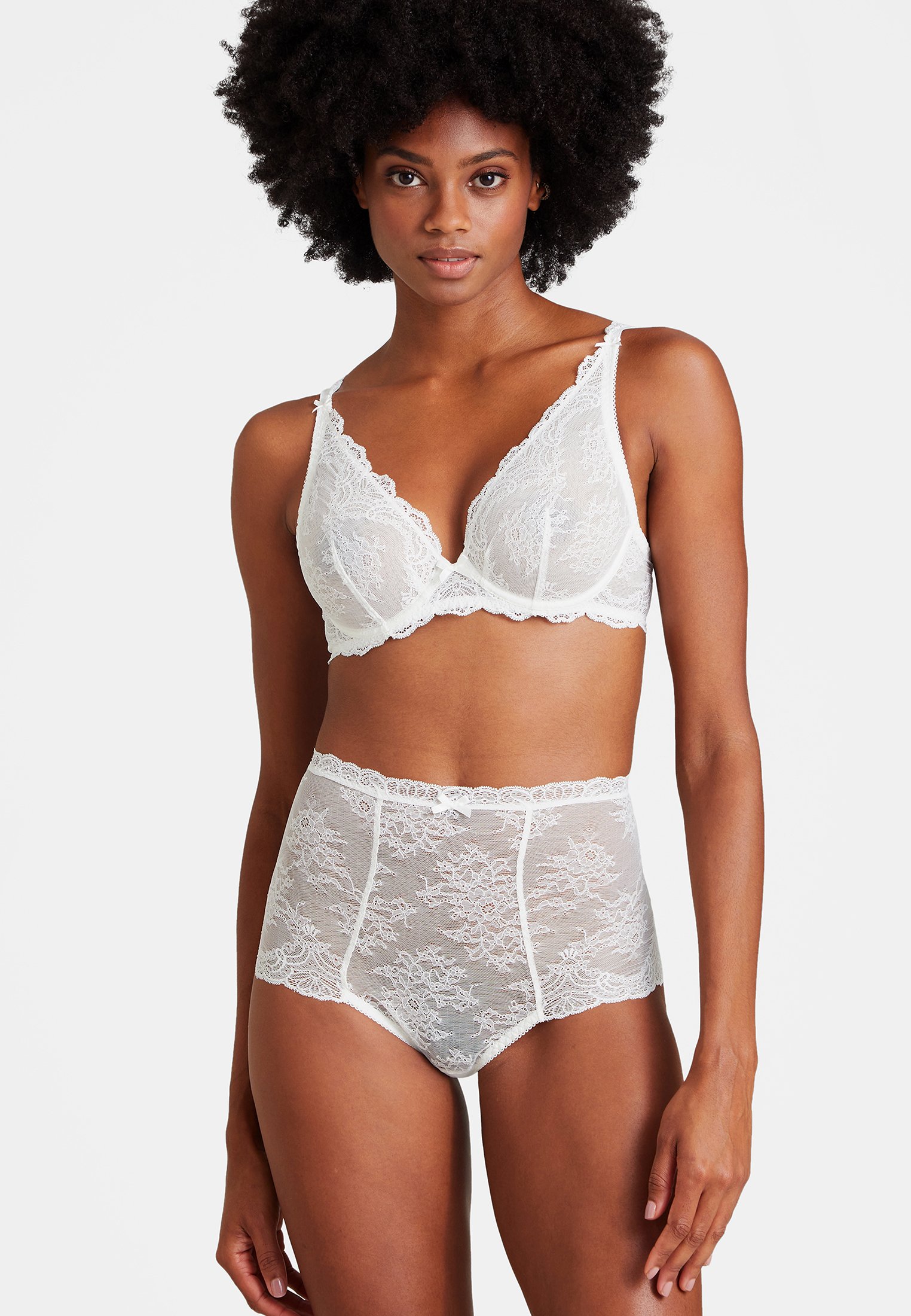 A la Folie kohl black underwired triangle bra AUBADE
