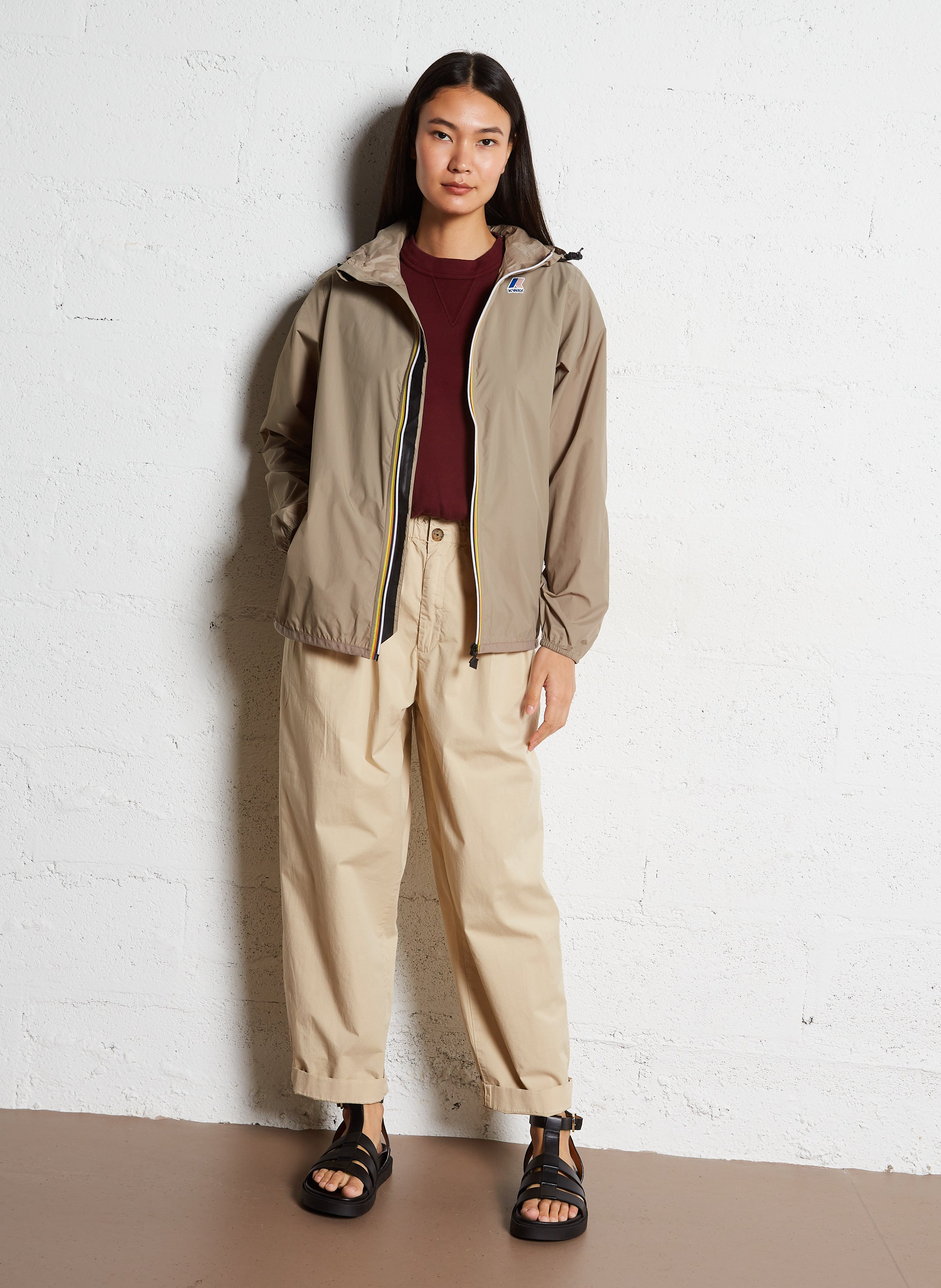 Windjacke K-WAY Beige