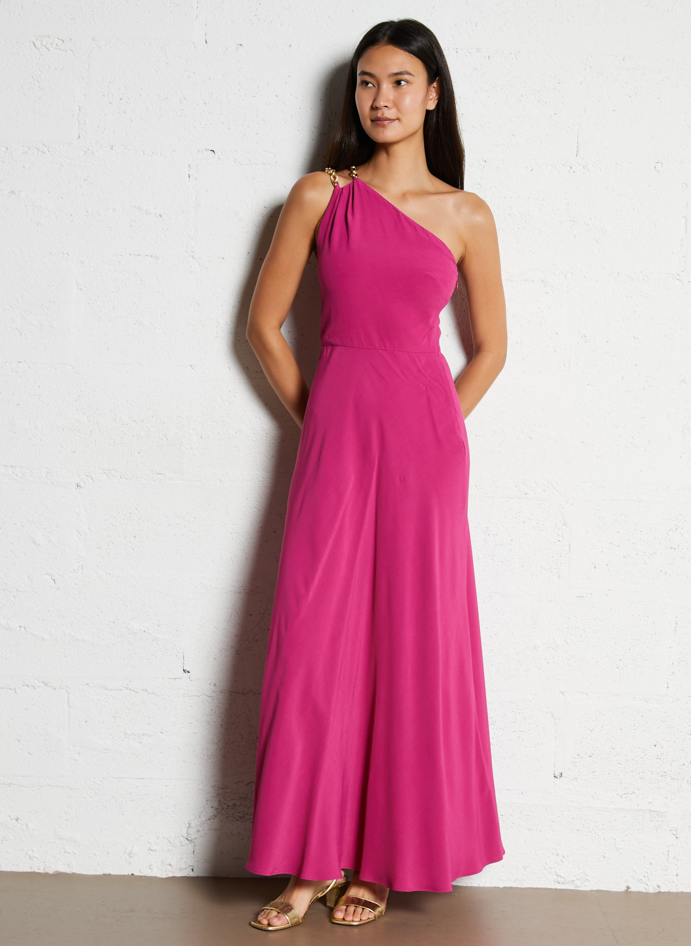 bash pink dress Love Shack Fancy- Ellis Dress- Pink Party Bash