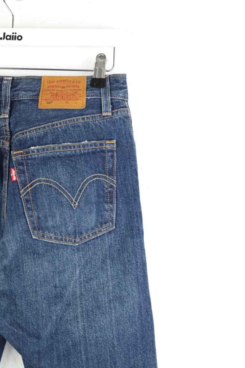 501 slim jeans in cotton LEVI'S - Seconde main Blue