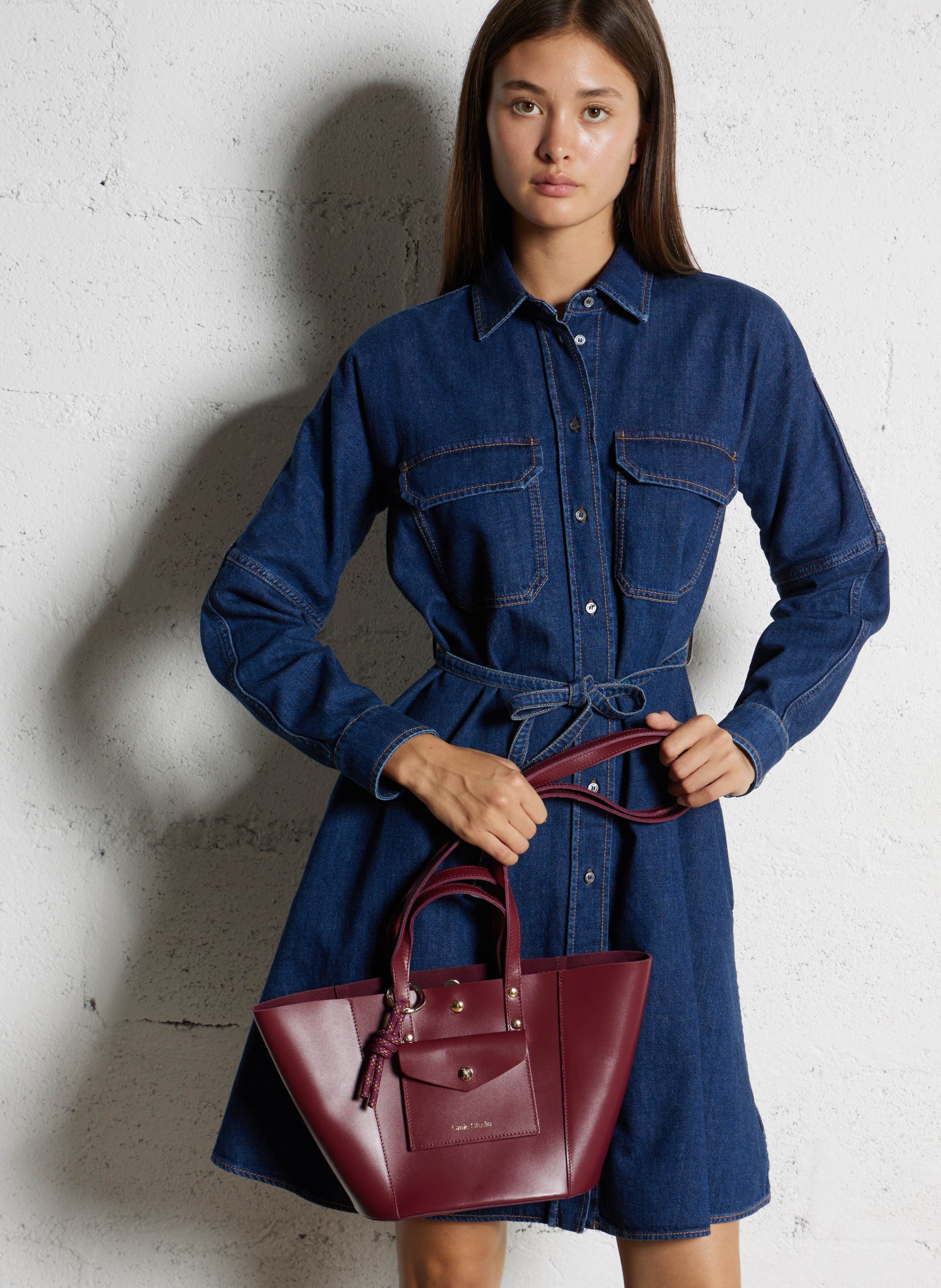 Sac en cuir CRAIE STUDIO Violet