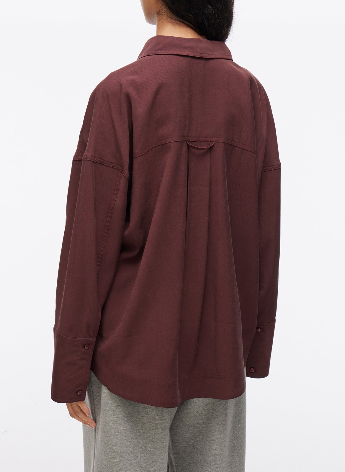 Shirt with classic collar ROUGE EDIT Brown