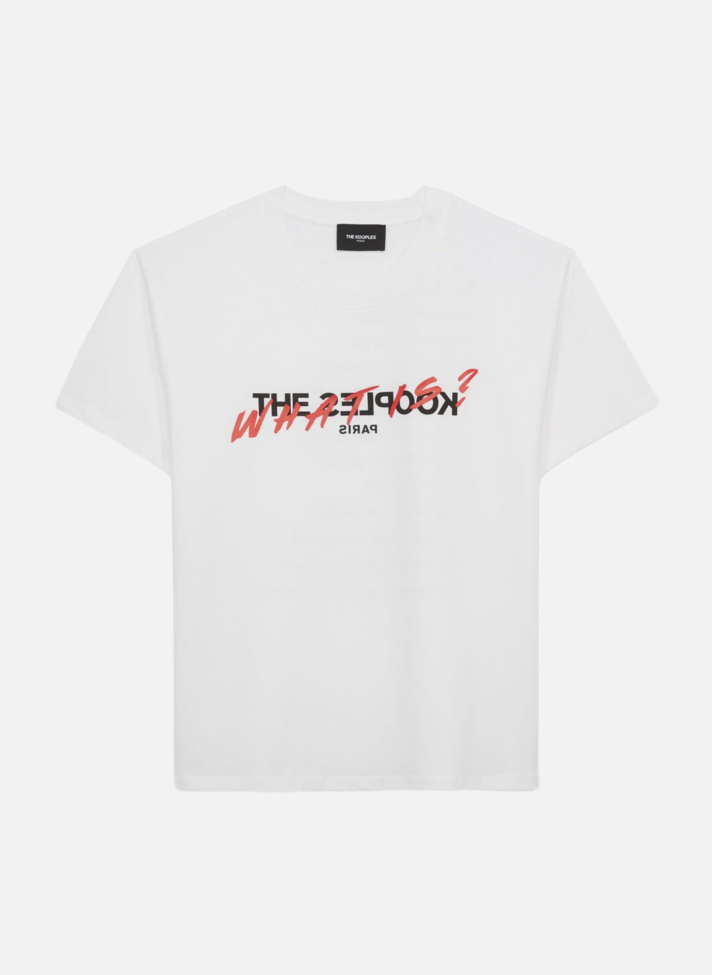 Printed logo T-shirt THE KOOPLES White