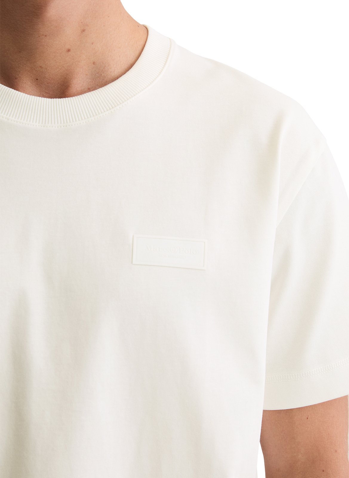 Camiliday round-neck sleeveless cotton top MARC O'POLO White