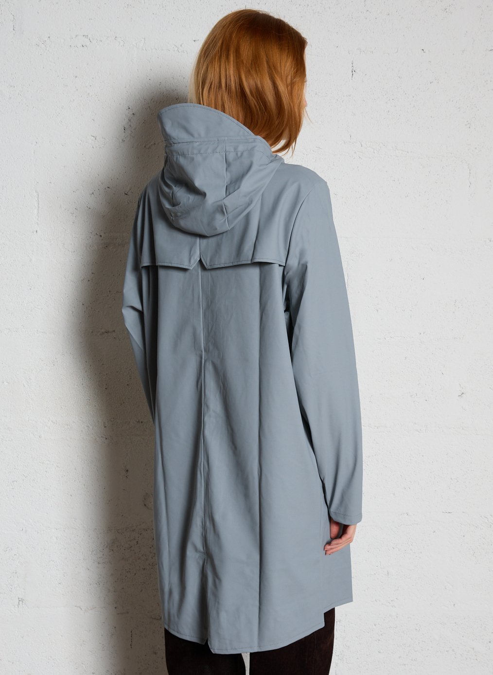 Coupe-vent imperméable à capuche RAINS Bleu
