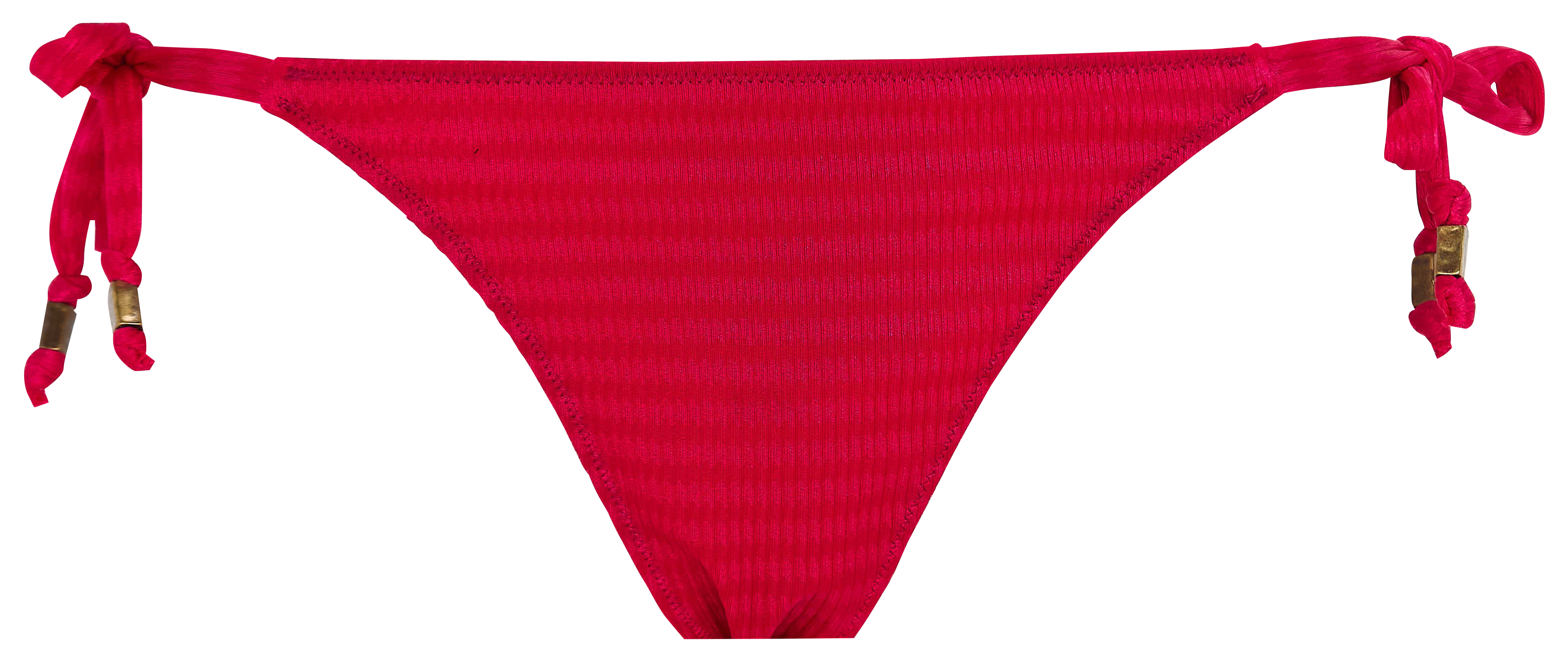 Culotte de maillot de bain à rayures BANANA MOON Rouge