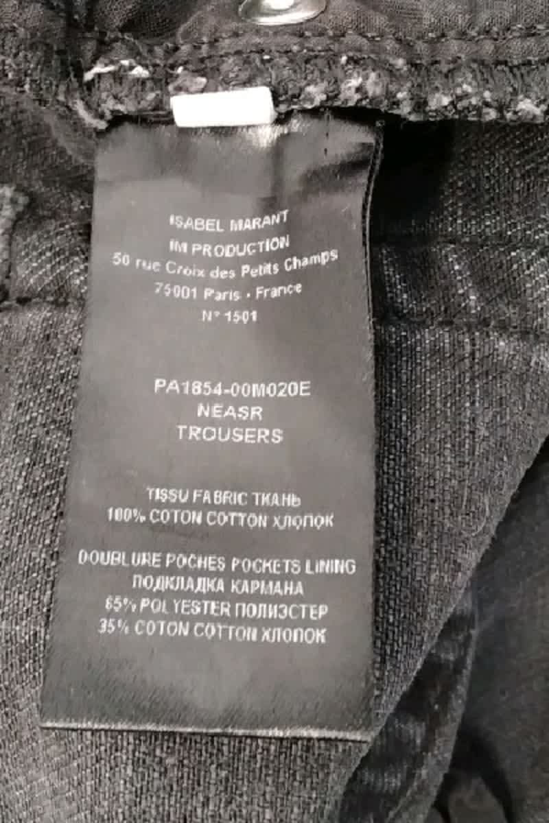 - Straight-leg jeans
- 5 pockets
- Straight cut
- Faded effect ISABEL MARANT ÉTOILE - SECONDE MAIN Black