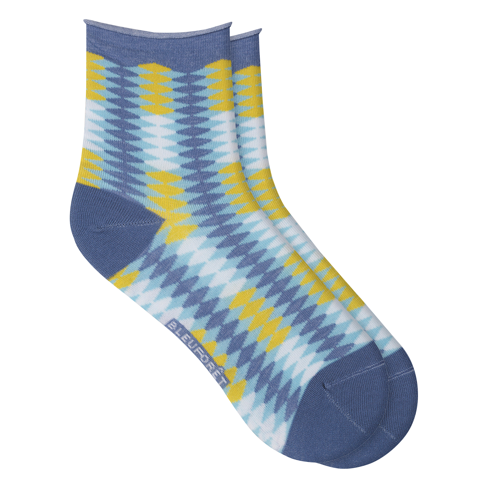 Sokken met print - katoenblend BLEUFORET Blauw