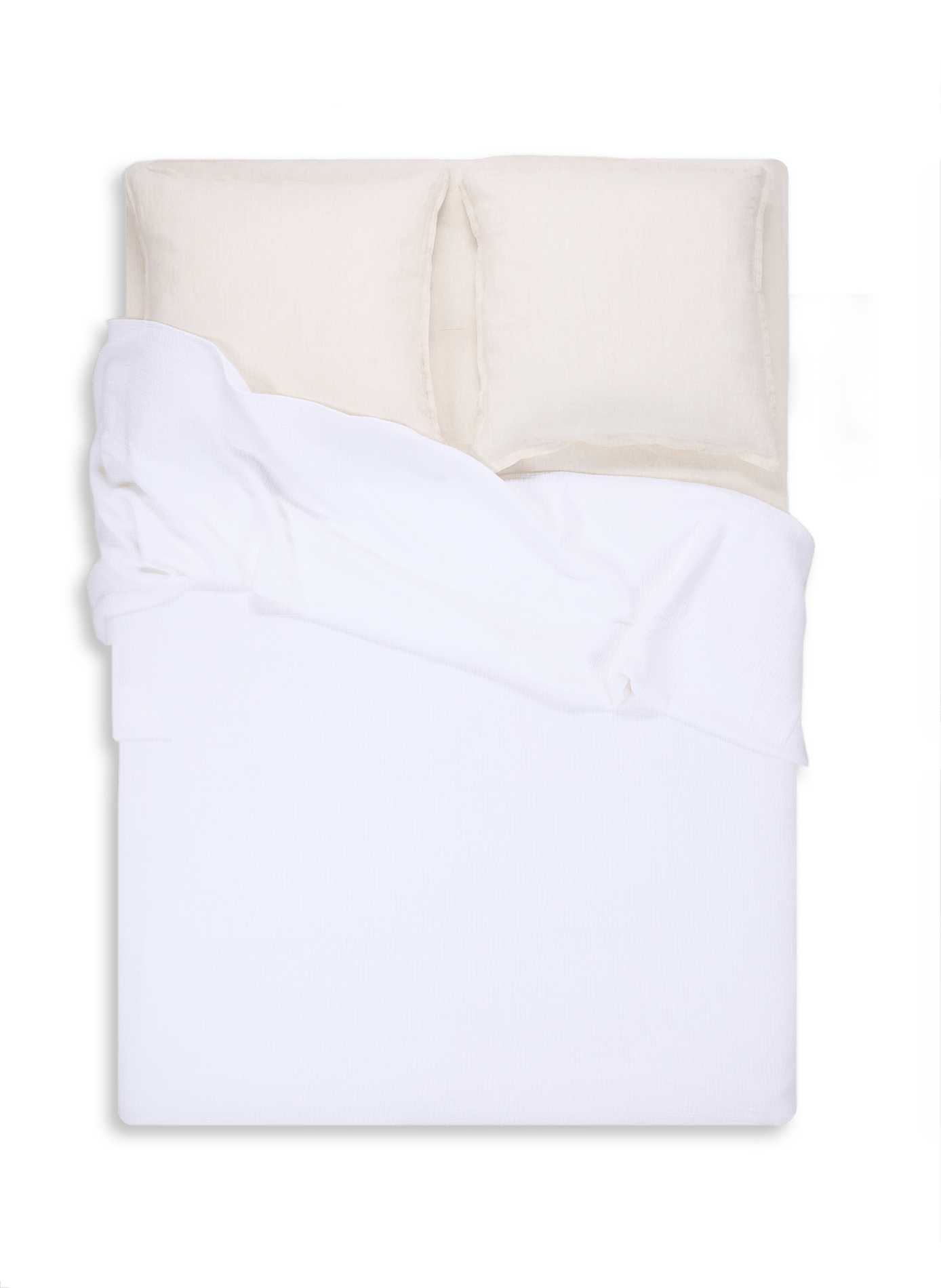 Katoenen beddensprei AU PRINTEMPS PARIS MAISON Wit