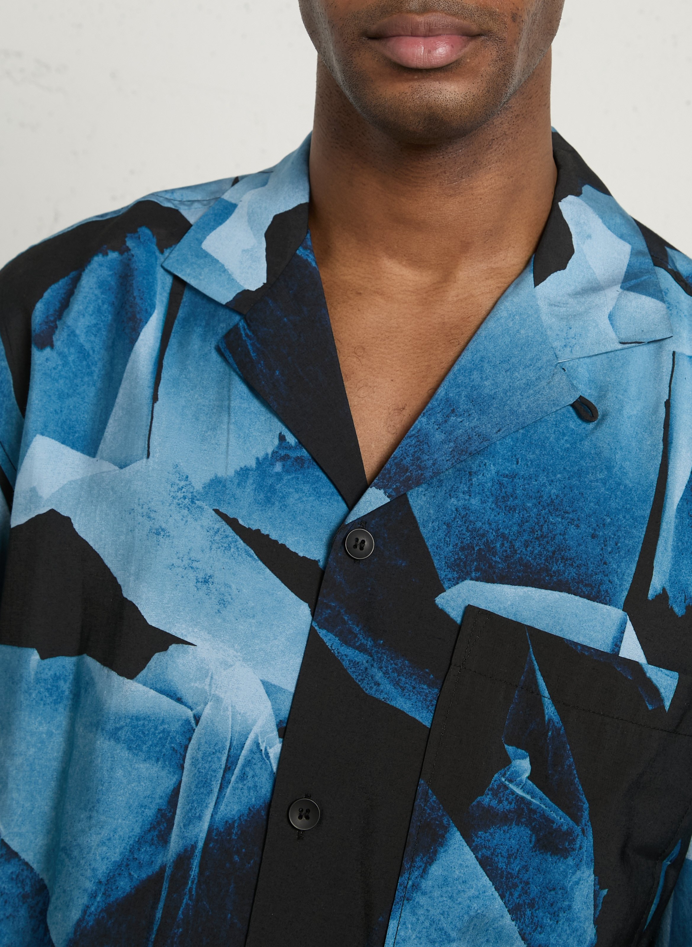 Chemise regular-fit col cubain imprimée MINIMUM Multicolore