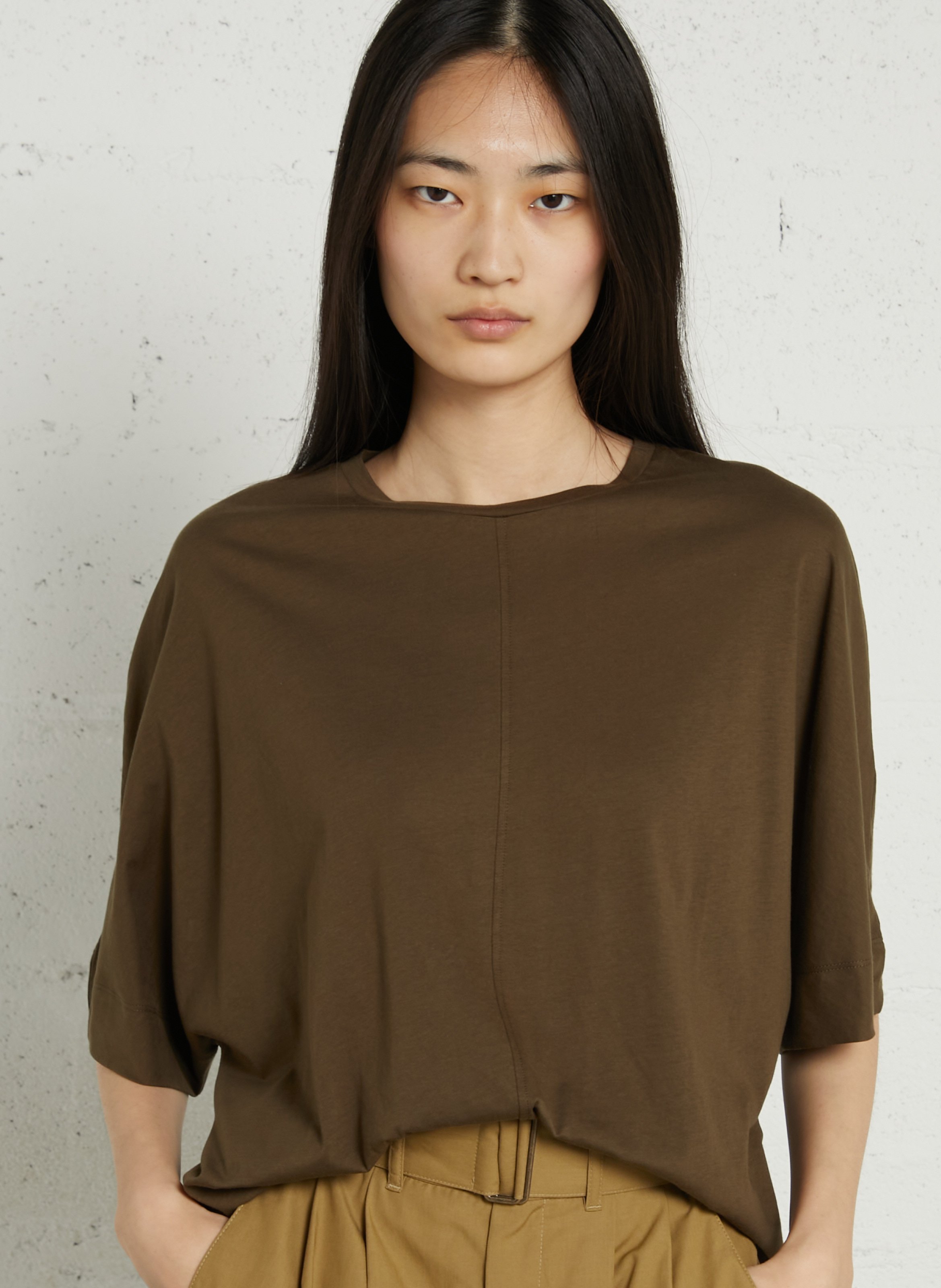 Tee-shirt ample col rond en coton bio SOEUR