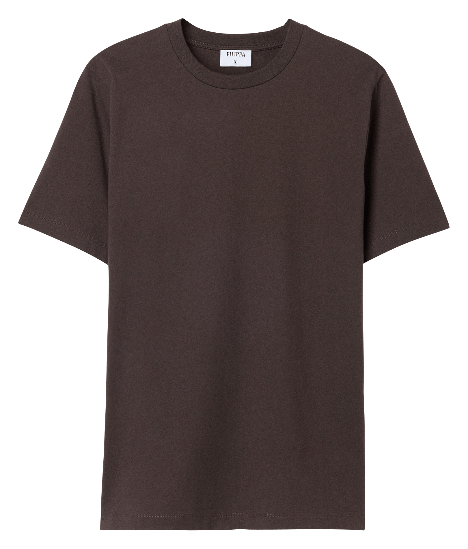T-shirt met korte mouwen in effen kleur FILIPPA K