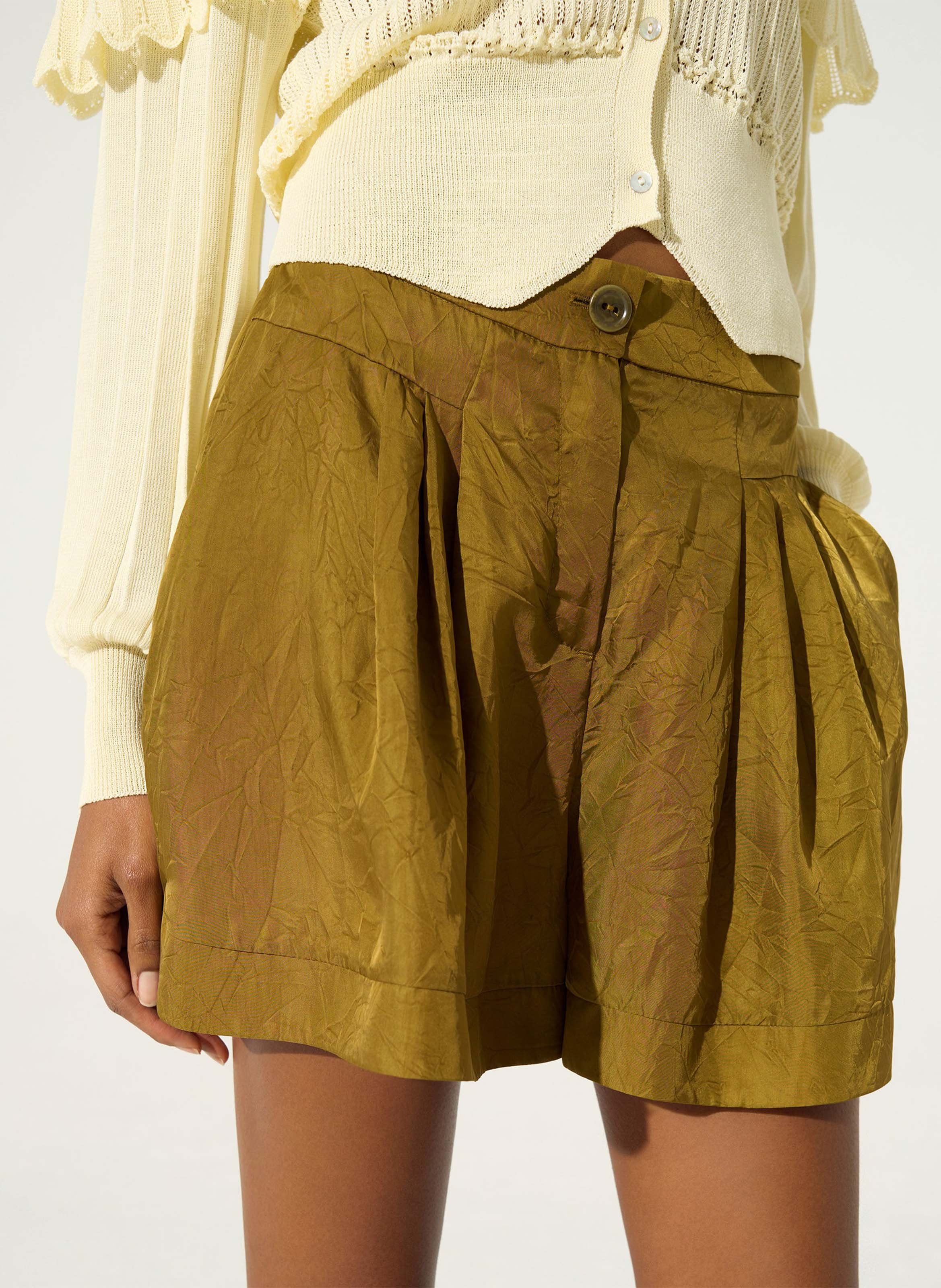 Shorts mit integriertem Slip  COTELAC Braun