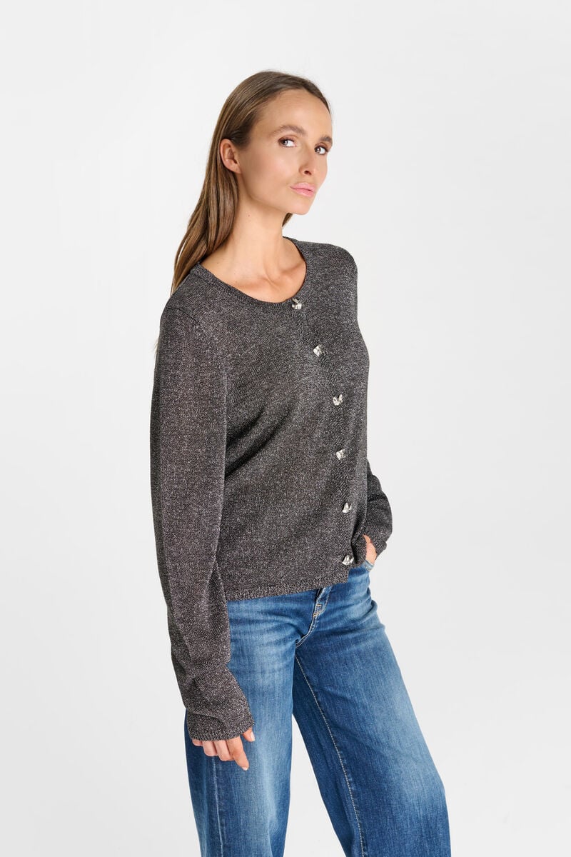Cardigan LE TEMPS DES CERISES Grey