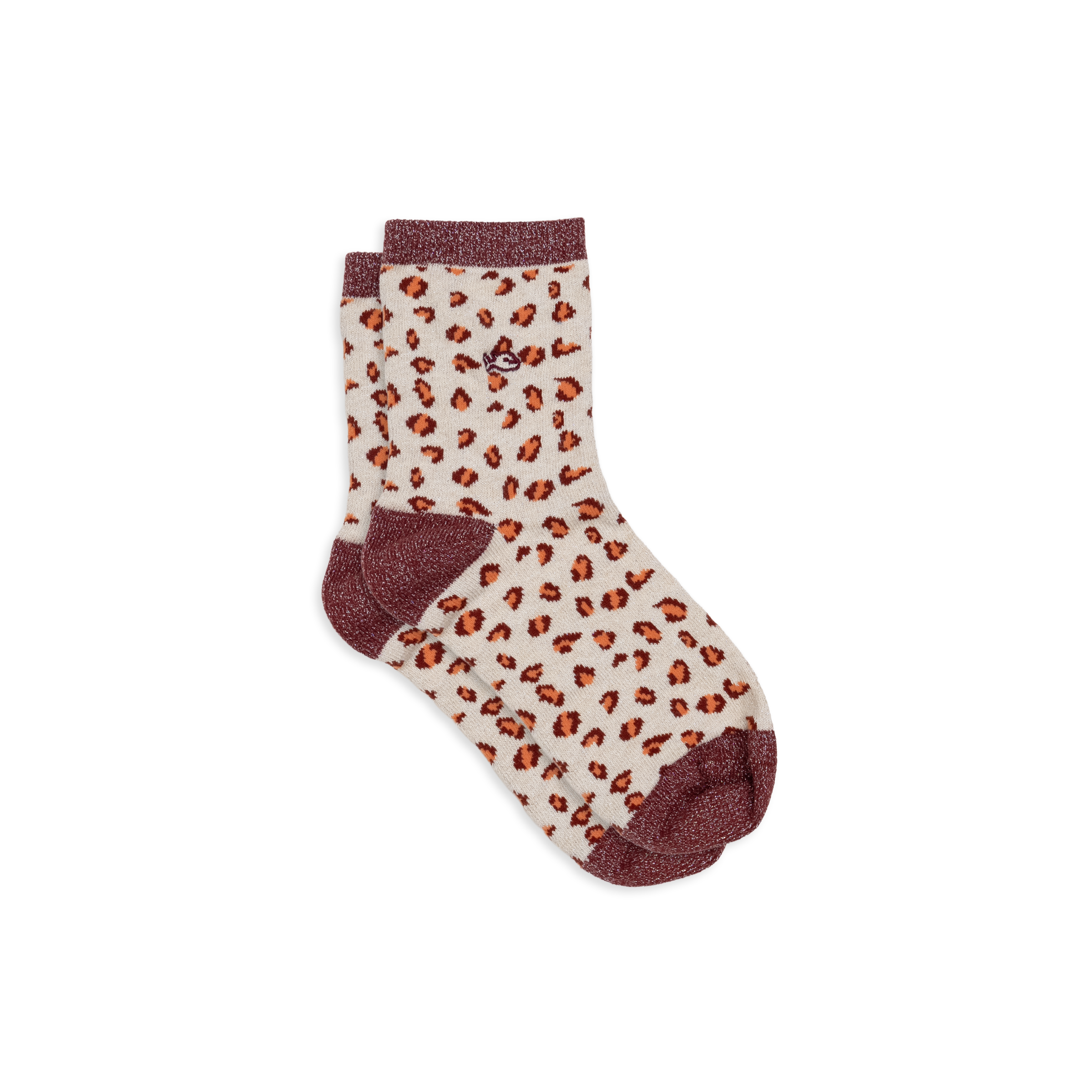Leopard Combed Cotton Socks BILLYBELT