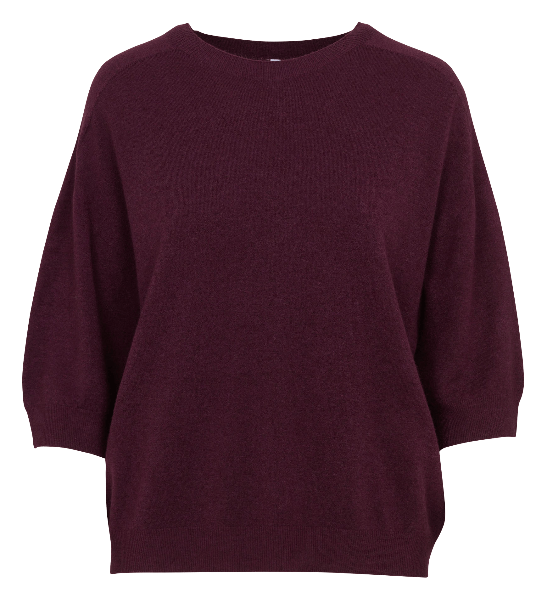 Round-neck sweater with 3/4 sleeves IMPERIAL Purple