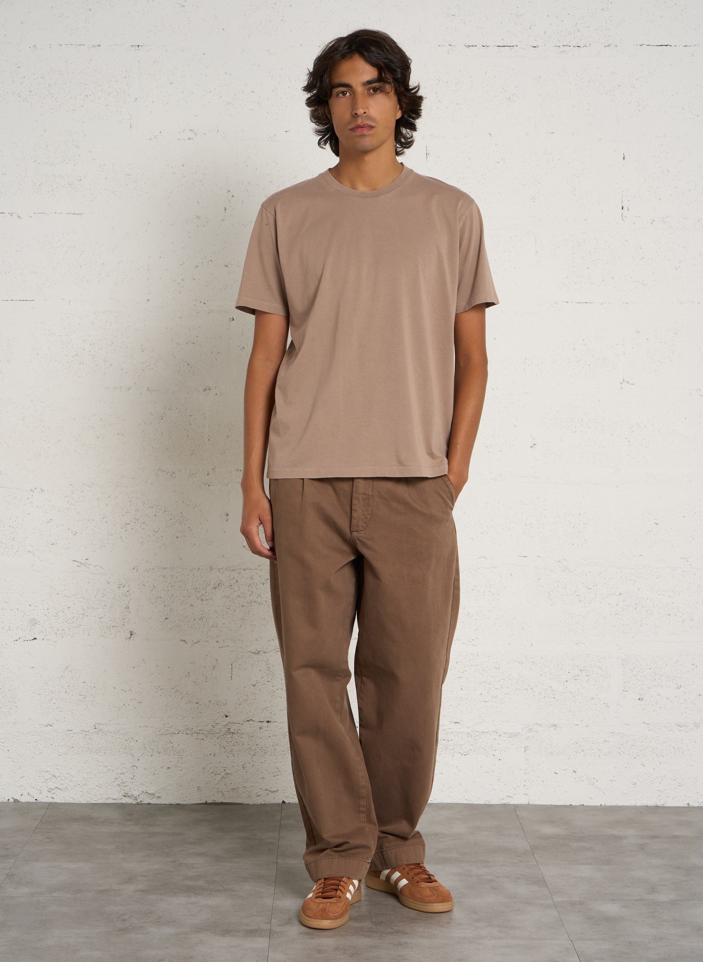 Rundhals-T-Shirt aus Bio-Baumwolle COLORFUL STANDARD Khaki