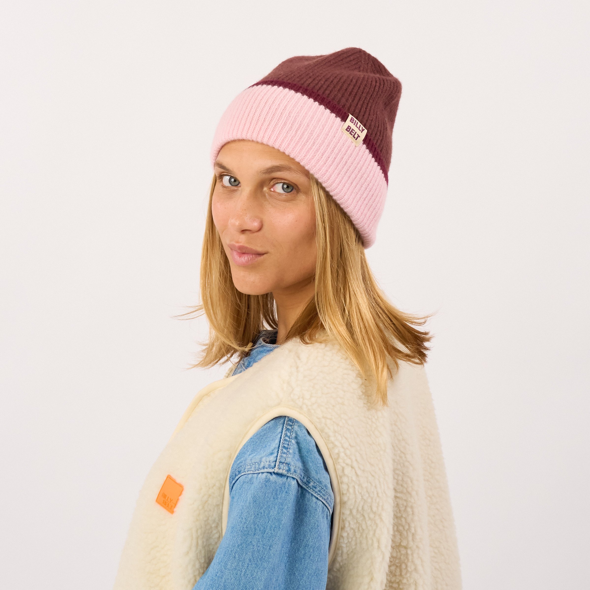 Wool hat BILLYBELT Brown
