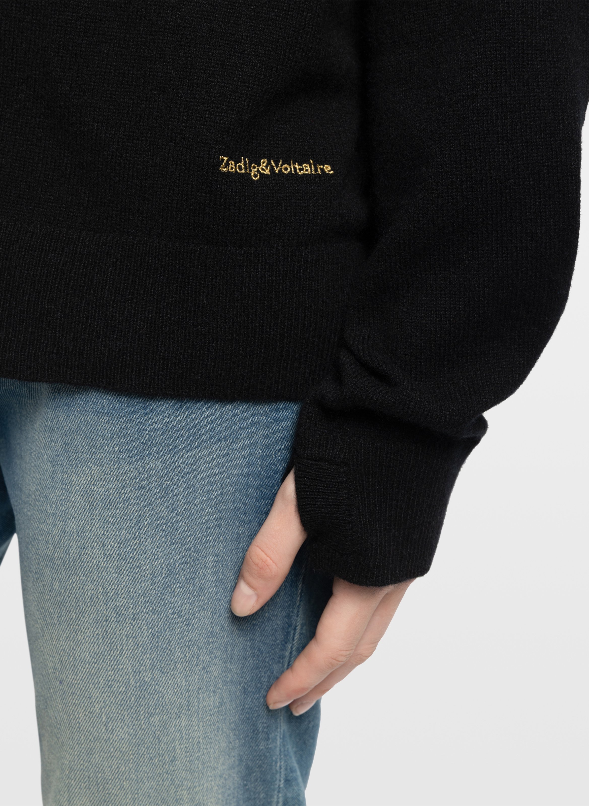 Straight cashmere vest ZADIG&VOLTAIRE Black