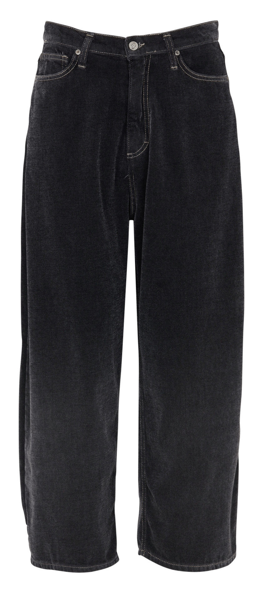 Jeansrock aus Baumwollmischung PLEASE Schwarz
