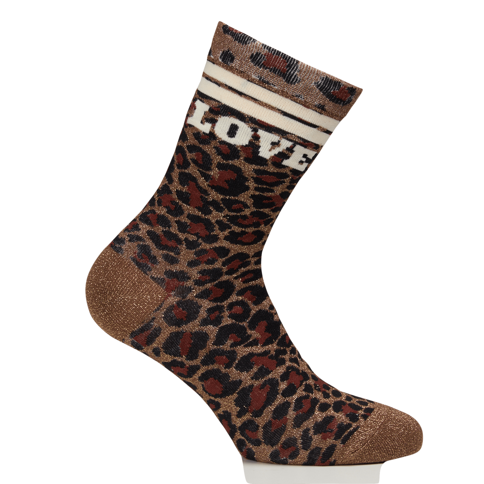 Socken aus Baumwoll-Mix MKT Braun